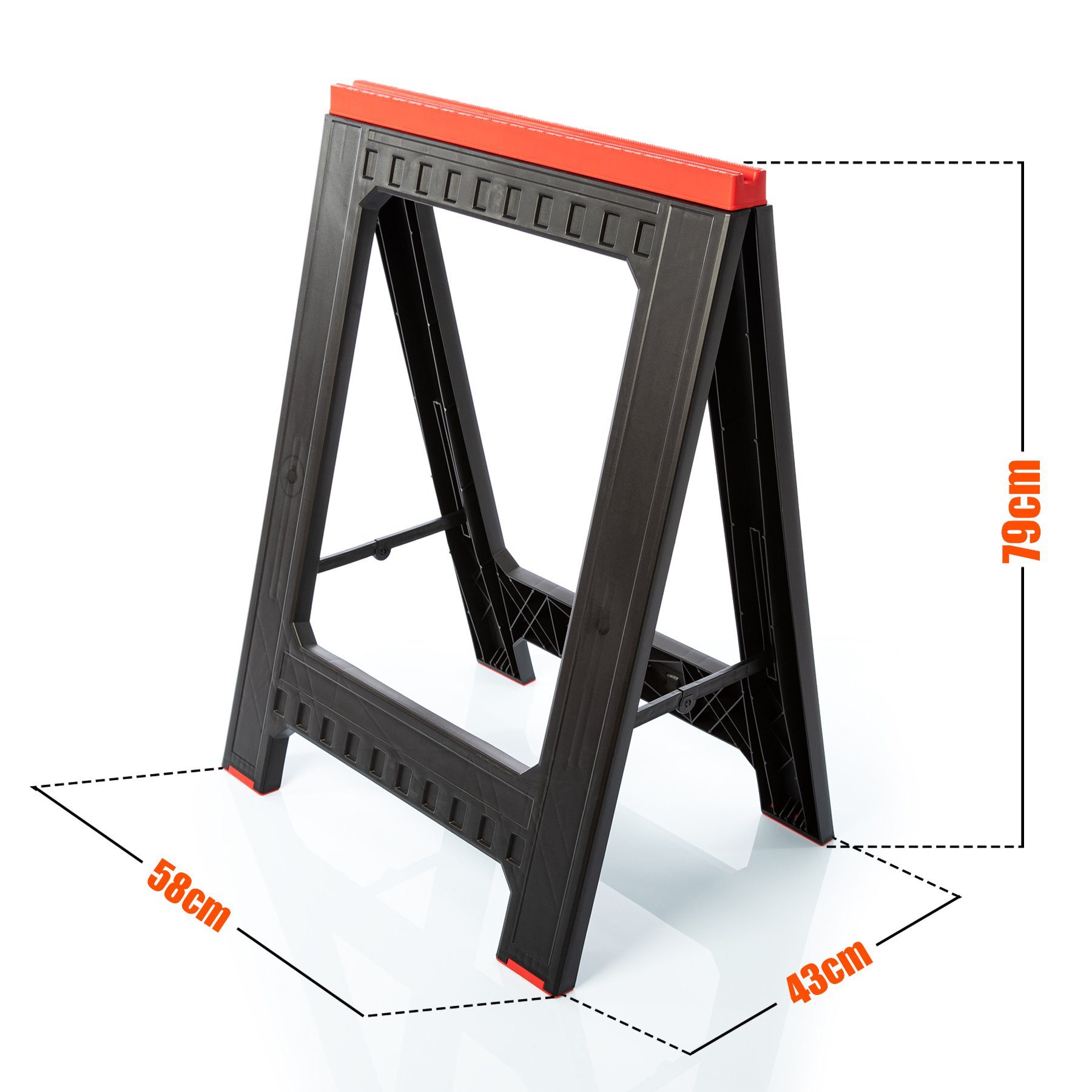 BigDean Untergestell Unterstellbock Arbeitsbock Klappbock Stützbock, Zubehör für DIY, Pro, Vielseitig, Platzsparend, Robust