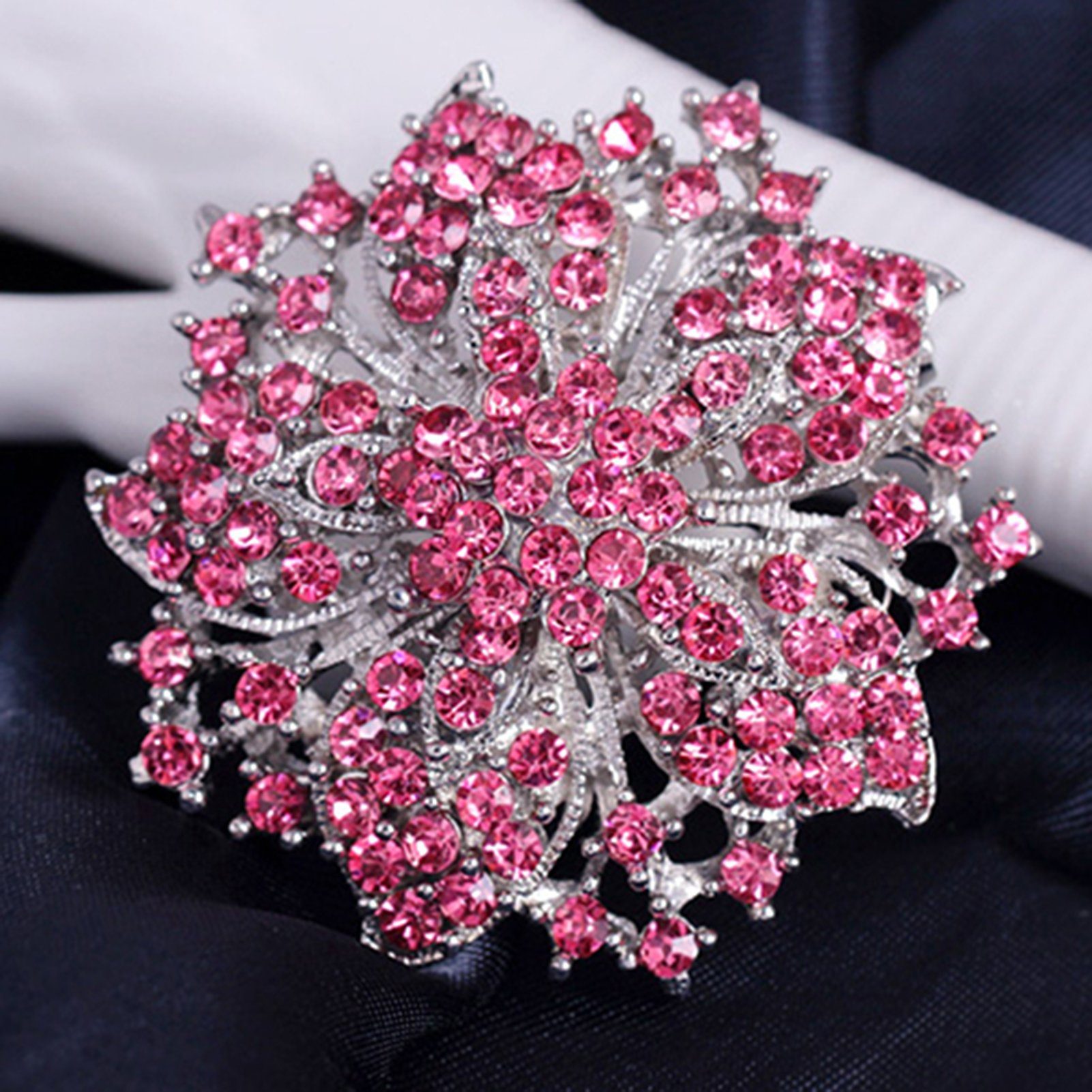 Rutaqian Brosche Brosche Pin, Kristall Vintage inspirierte Braut Blume Brosche Corsage | Broschen