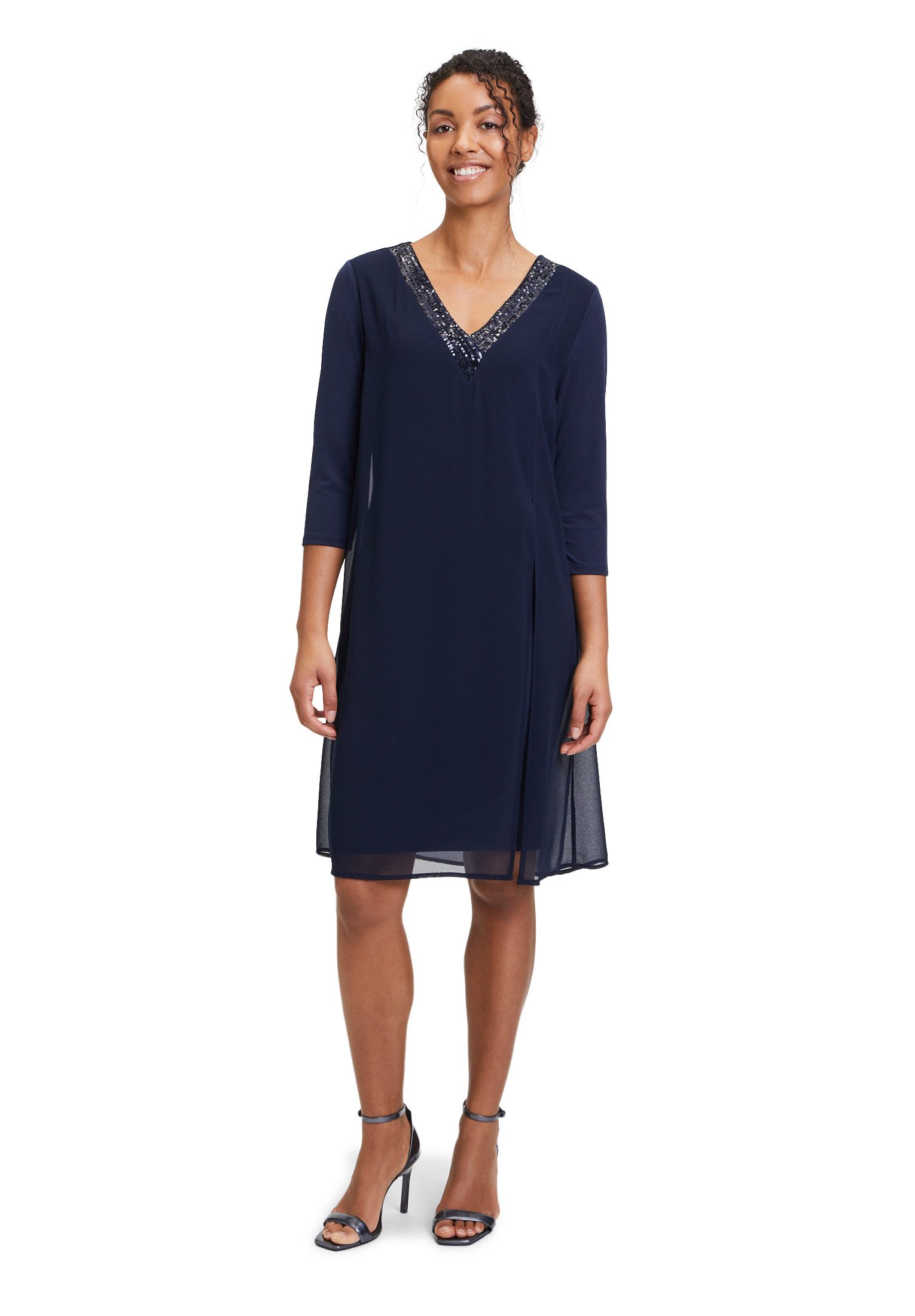 Vera Mont Cocktailkleid Vera Mont Cocktailkleid im Layer Look Materialmix