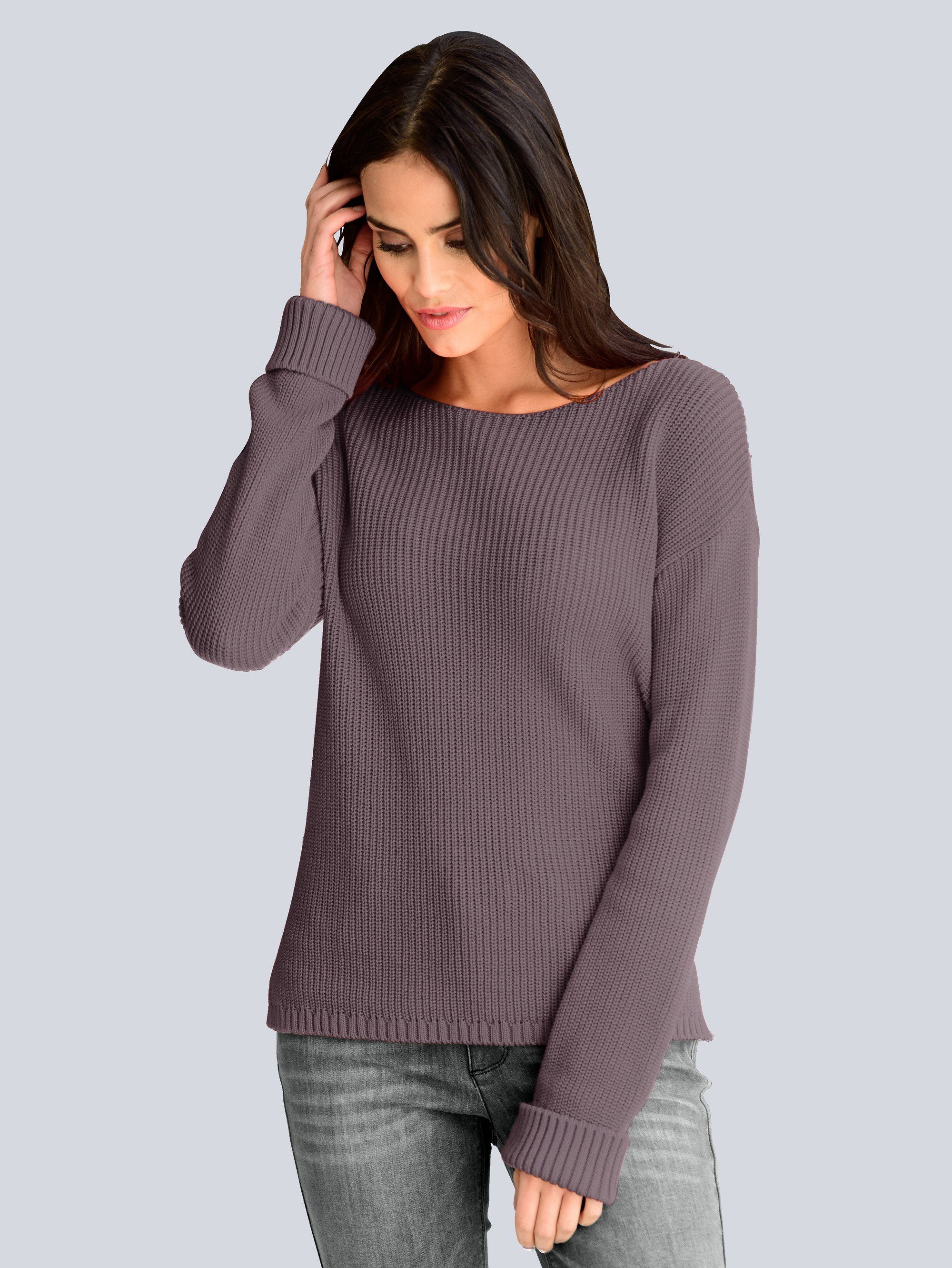 Alba Moda Pullover mit hohem Seitenschlitz kaufen | OTTO Alba Moda Pullover mit hohem Seitenschlitz kaufen | OTTO