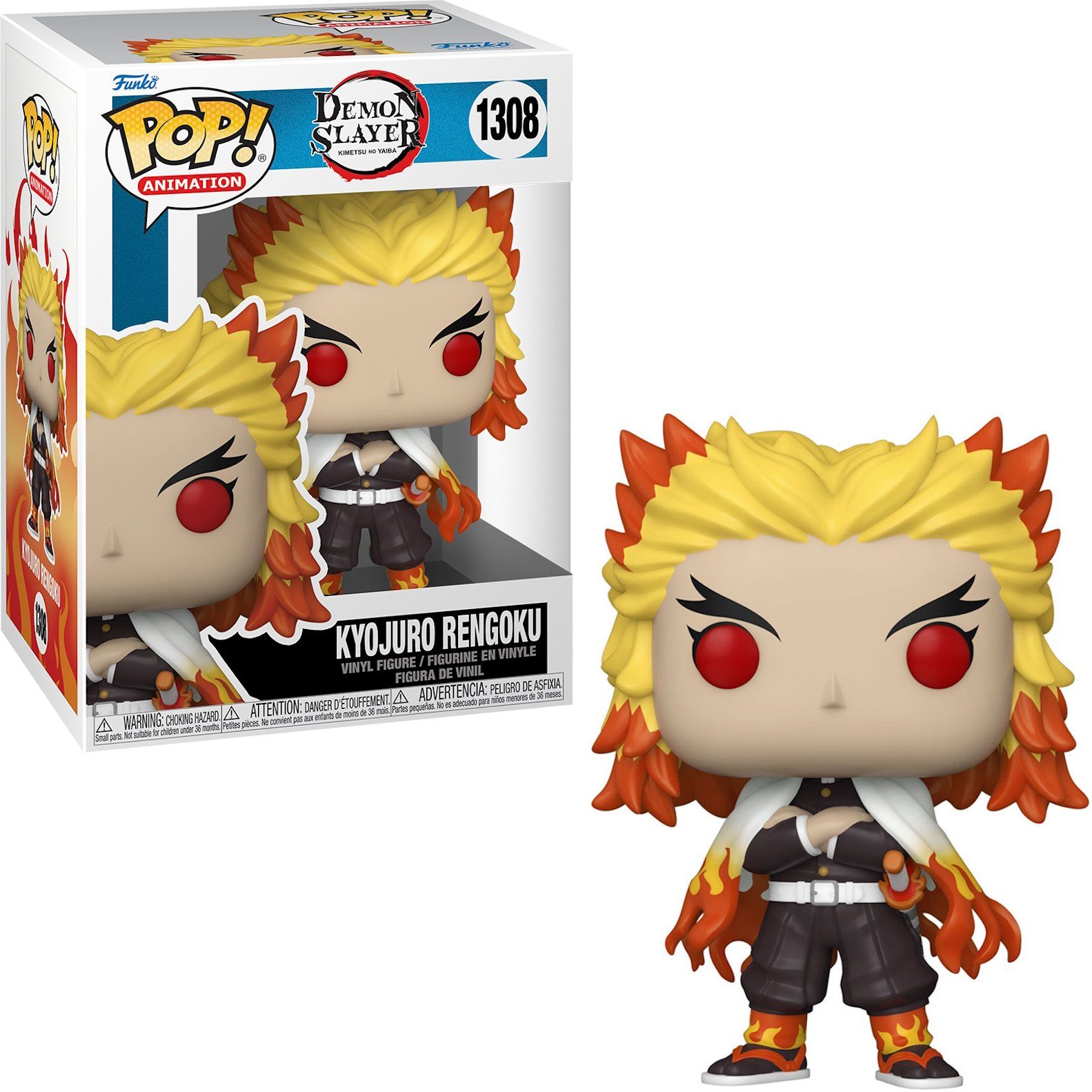 Funko Spielfigur Demon Slayer - Kyojuro Renguko 1308 Pop! Figur – Bild 3 von 4