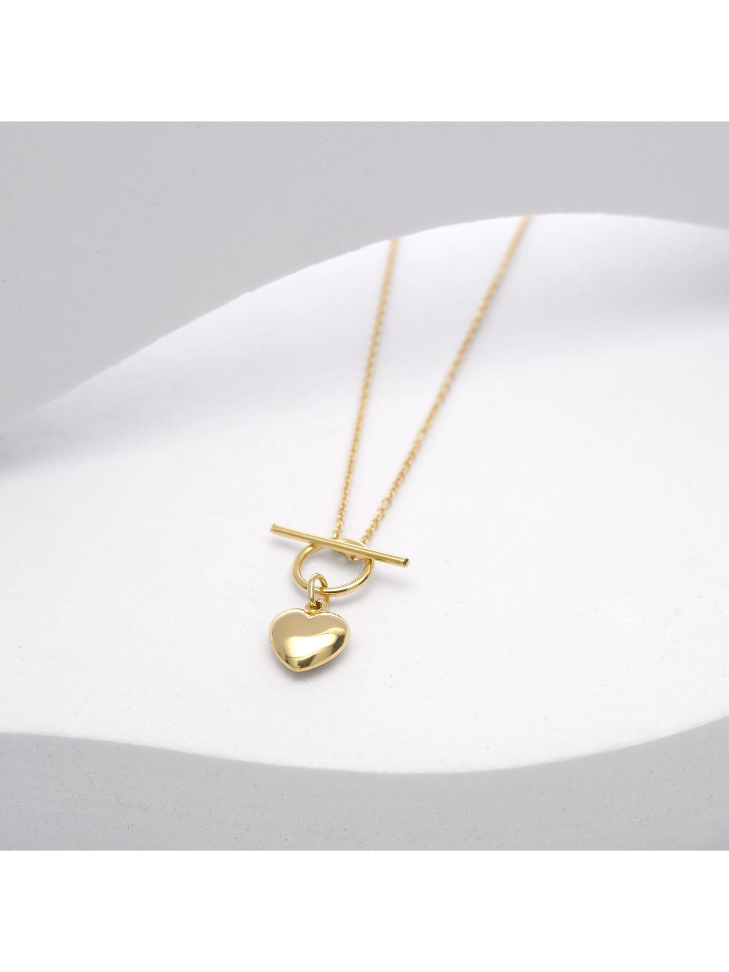 CHRIST Goldkette CHRIST Damen-Kette 585er Gelbgold Herz