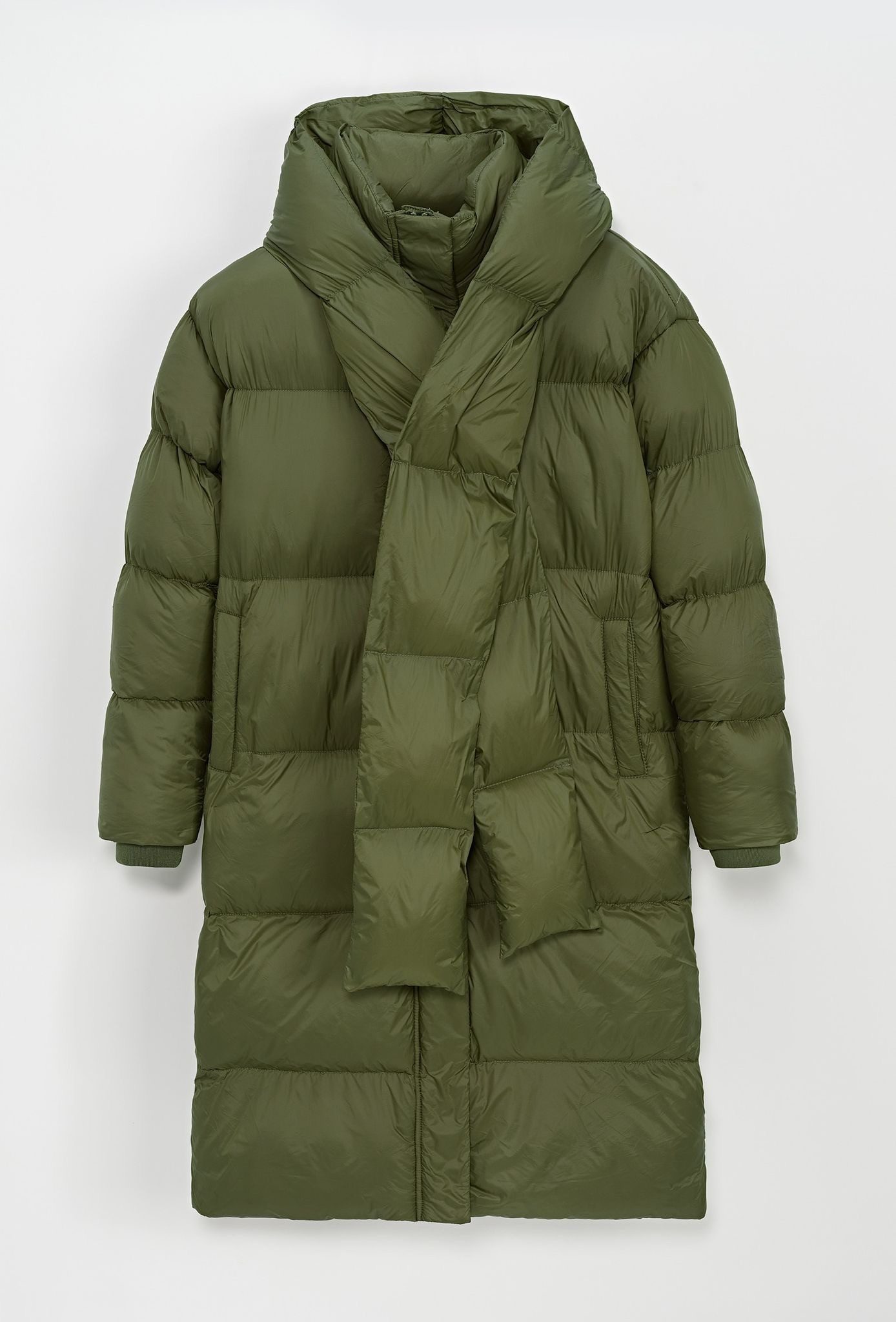 Copperose Parka 6113 Oversize Winterparka Steppmantel mit abnehmbarem Kapuzenschal kuschelig-warm und trotzdem federleicht