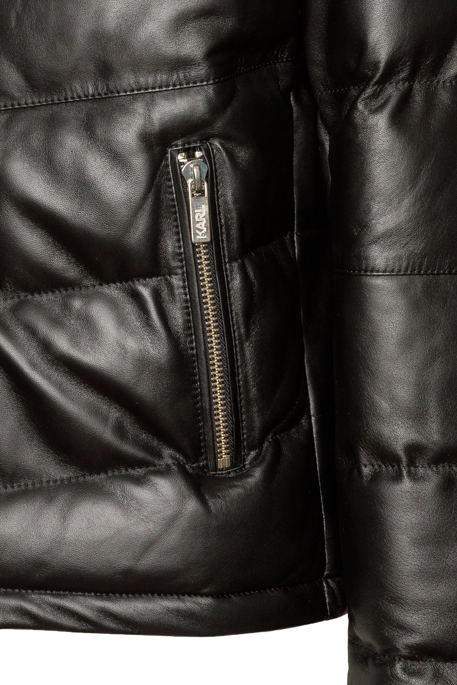 KARL LAGERFELD Lederjacke aus Leder (1-St)