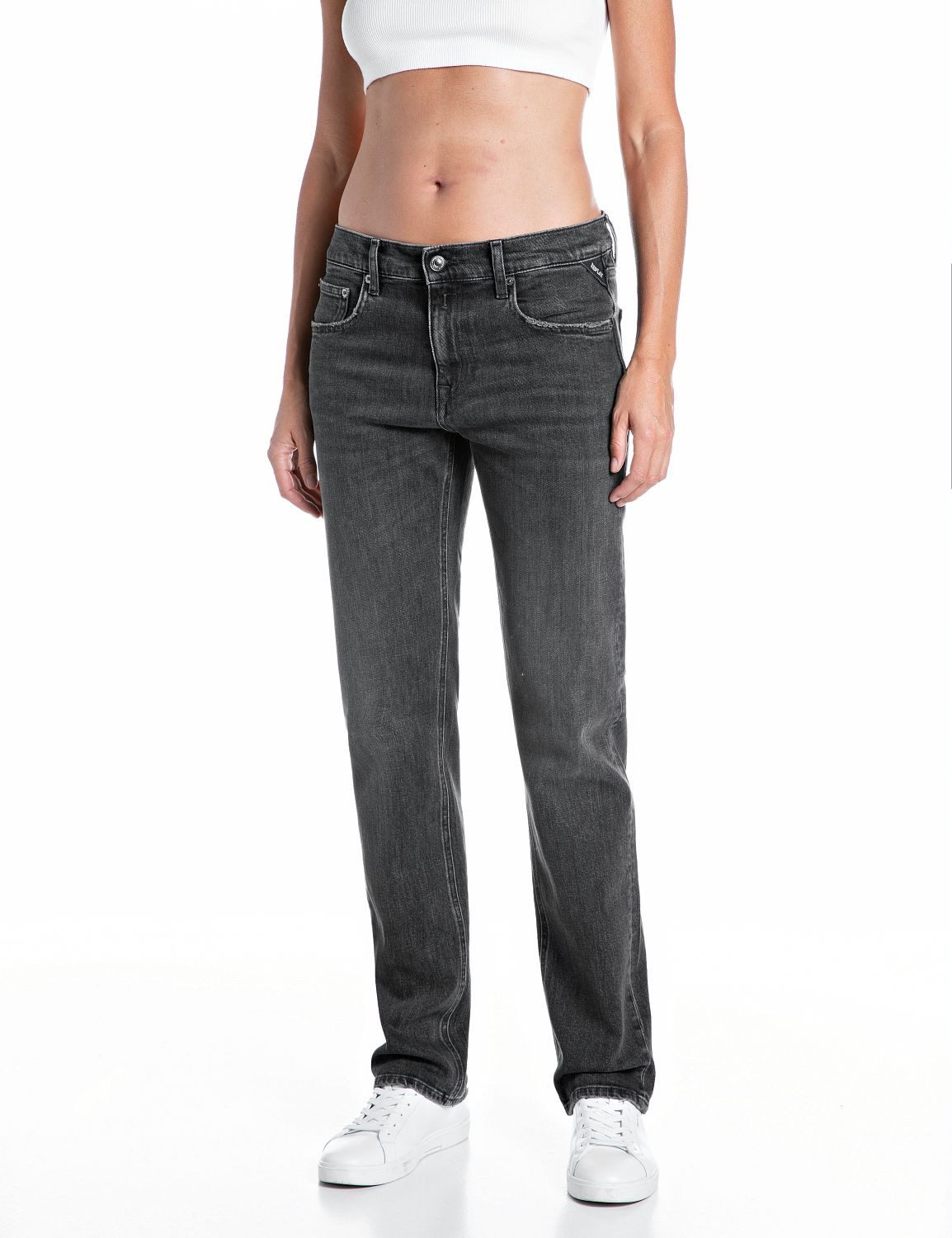 Replay Straight-Jeans AKEME mit niedriger Leibhöhe