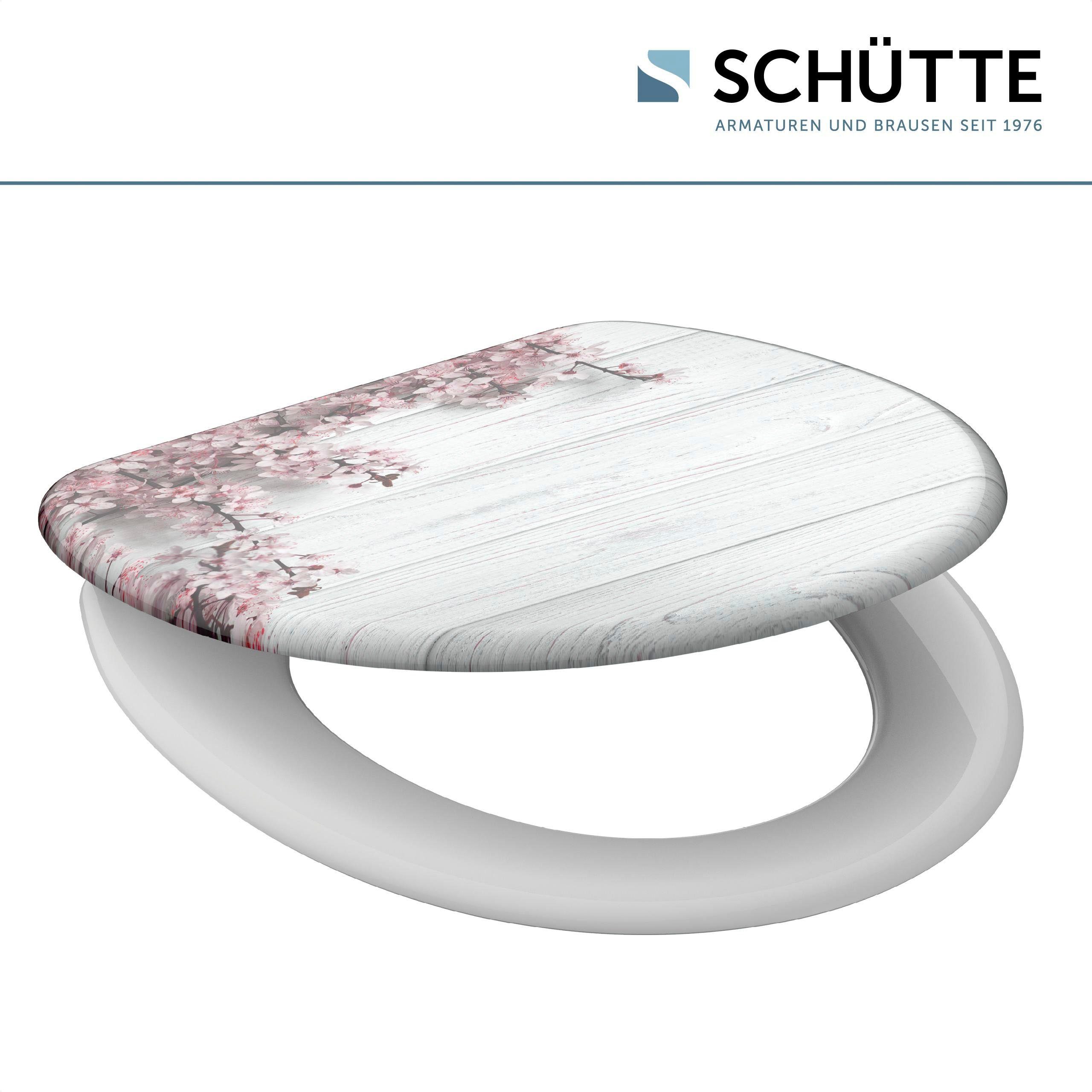 Schütte WC-Sitz Segeln, bruchsicher und kratzfest, Absenkautomatik, Standardmaß