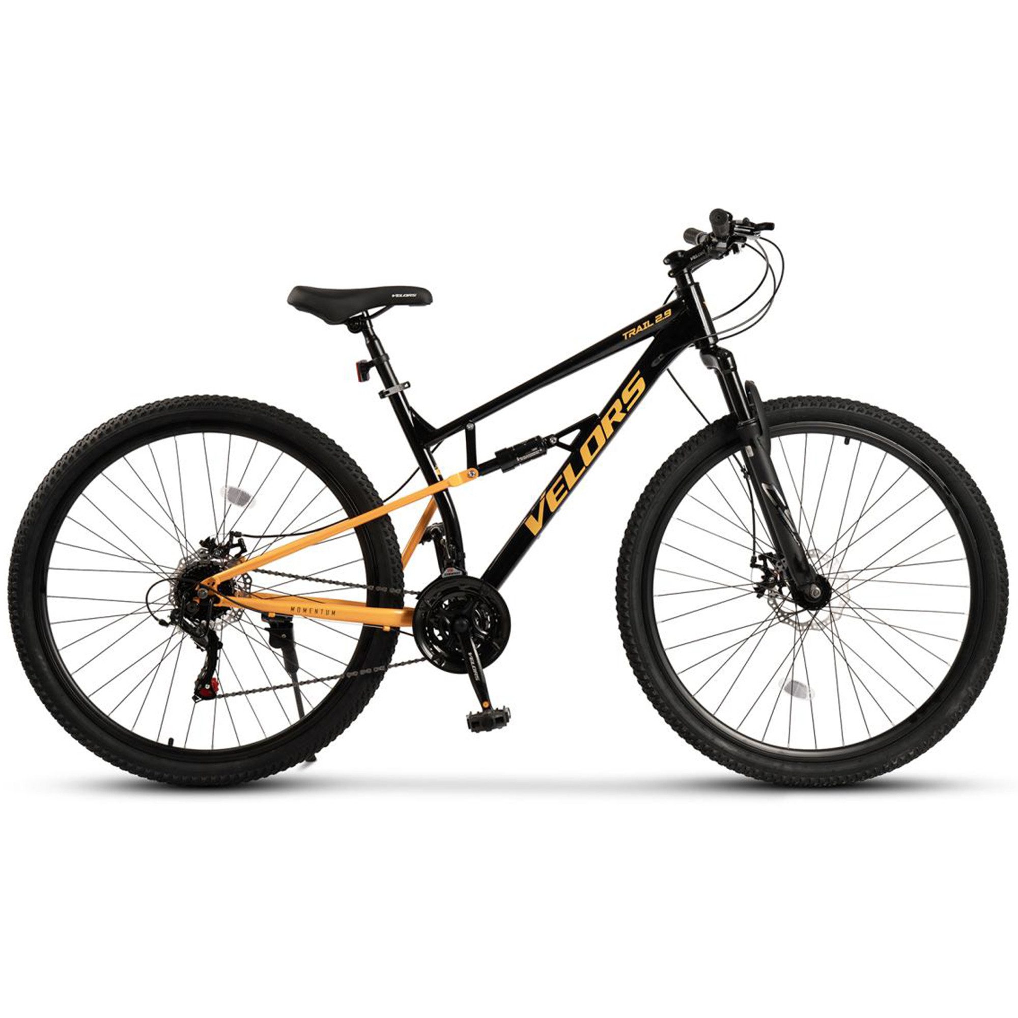Velors Mountainbike 29 Zoll Fahrrad für Herren Damen Jungen, 21 Gang Shimano Tourney Schaltwerk, mechanische Scheibenbremse Fully MTB Fahrrad Bike für Damen Herren