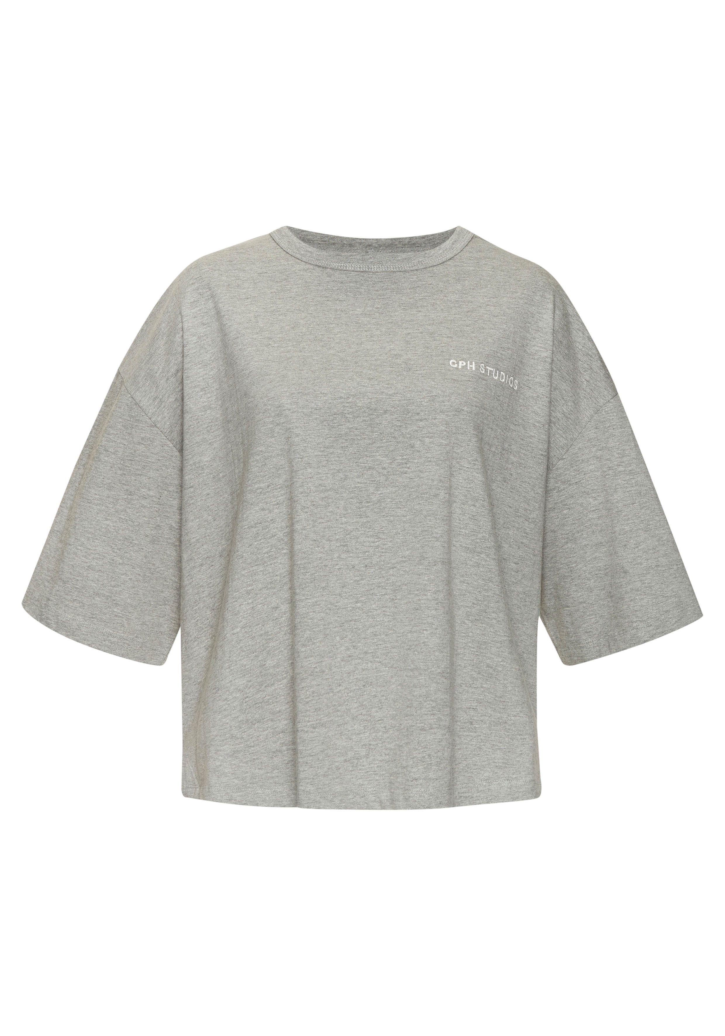 Copenhagen Studios Oversize-Shirt mit hochwertiger Logostickerei günstig online kaufen