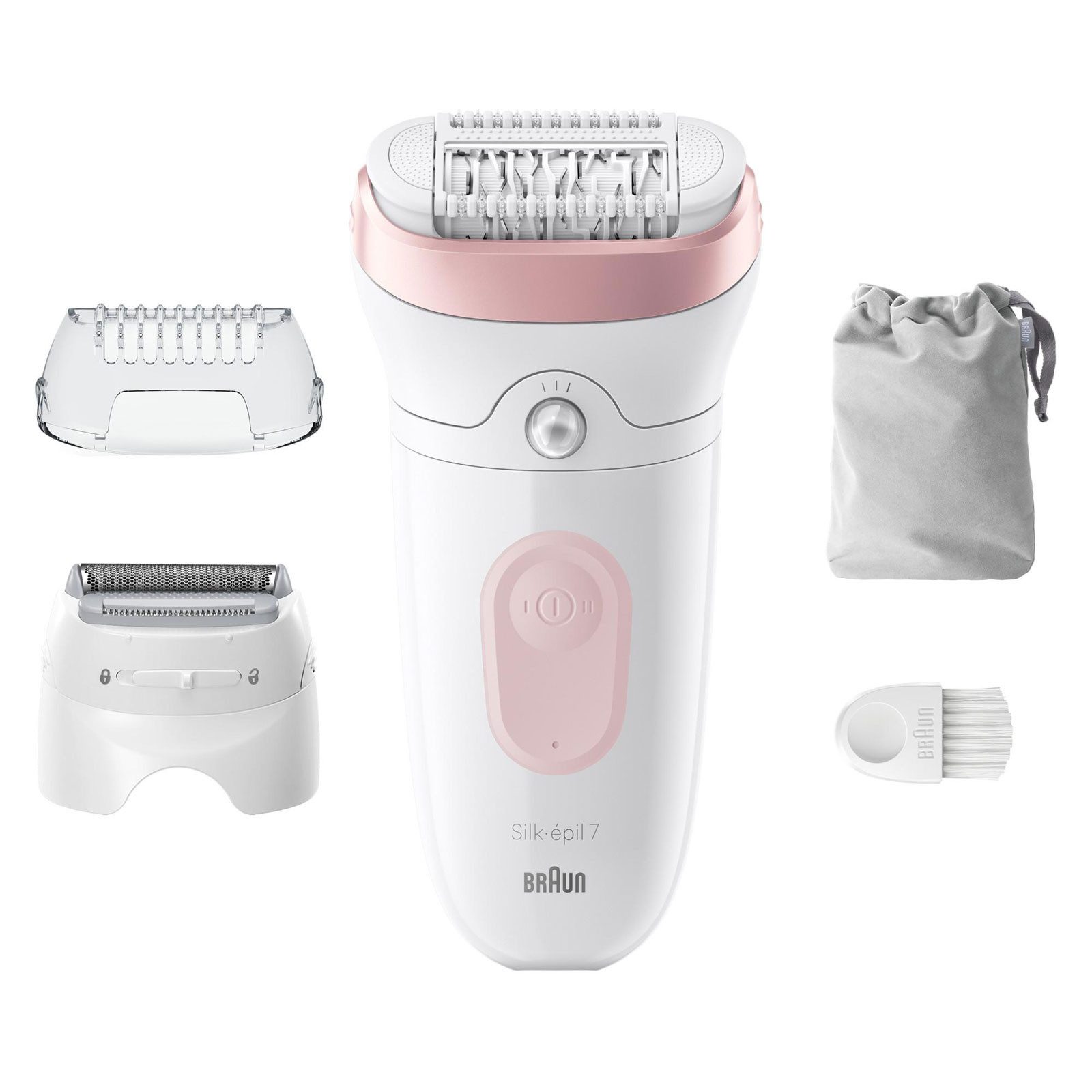Braun Epilierer Silk-épil 7 7-030, Komfortable Epilation, Langanhaltende Glätte,Effiziente Haarentfernung