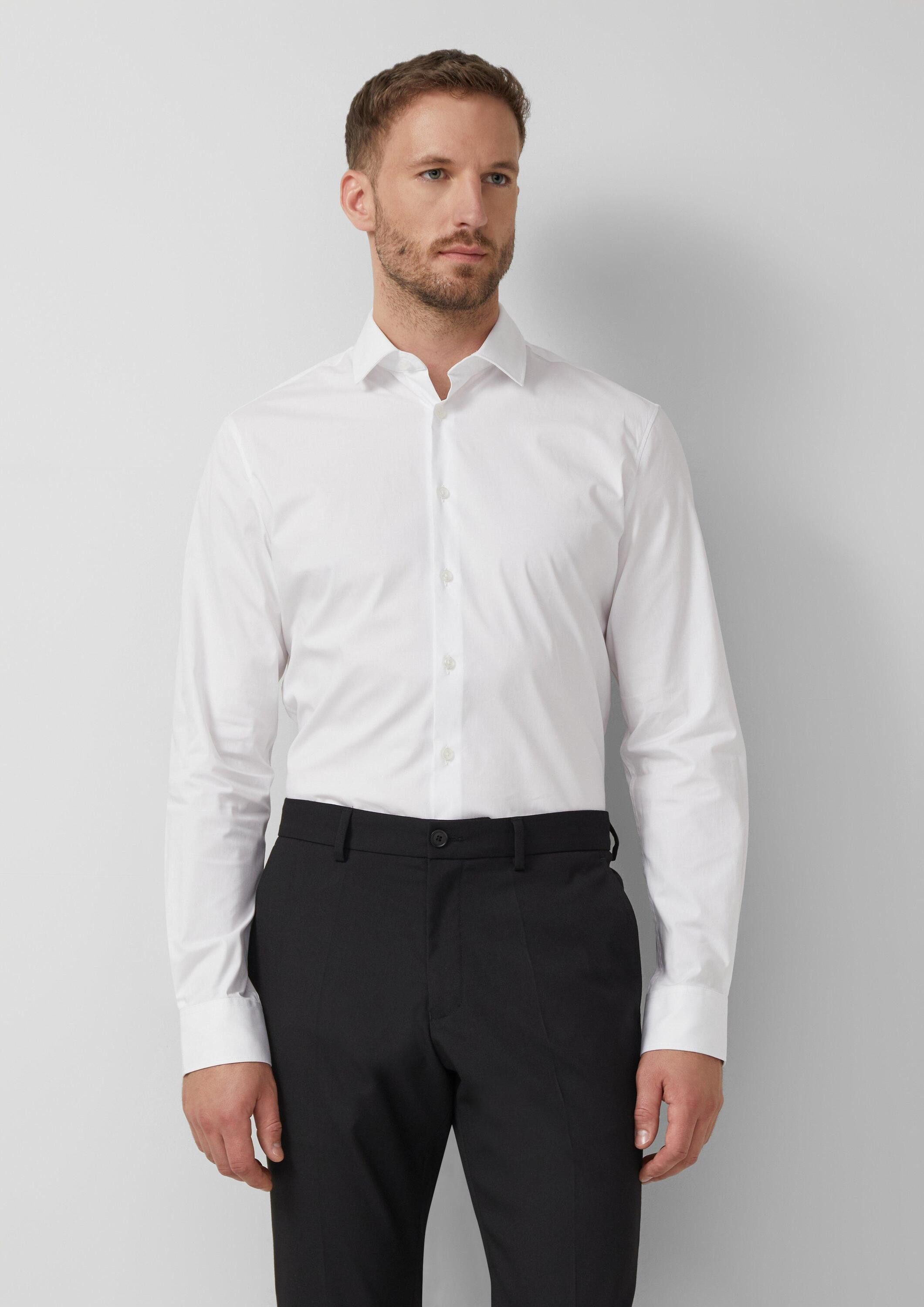 s.Oliver Langarmhemd Hemd Tailored Fit: Langarmhemd aus Comfortstretch