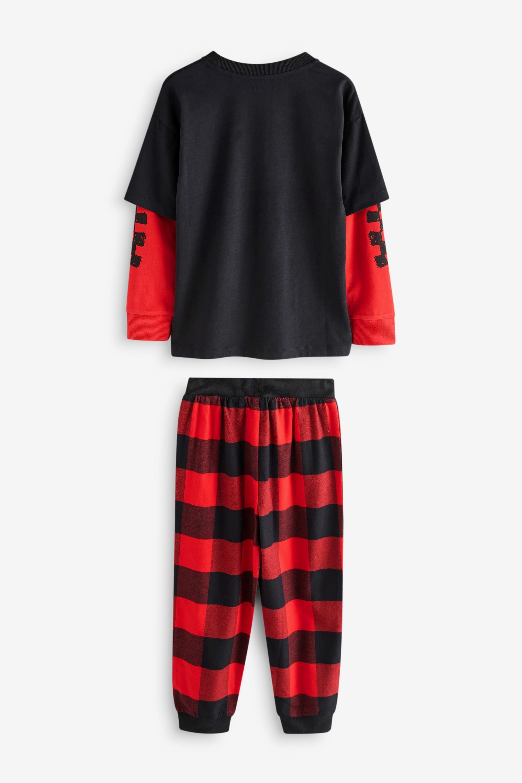Next Pyjama Langärmeliger Single-Schlafanzug aus Baumwolle günstig online kaufen