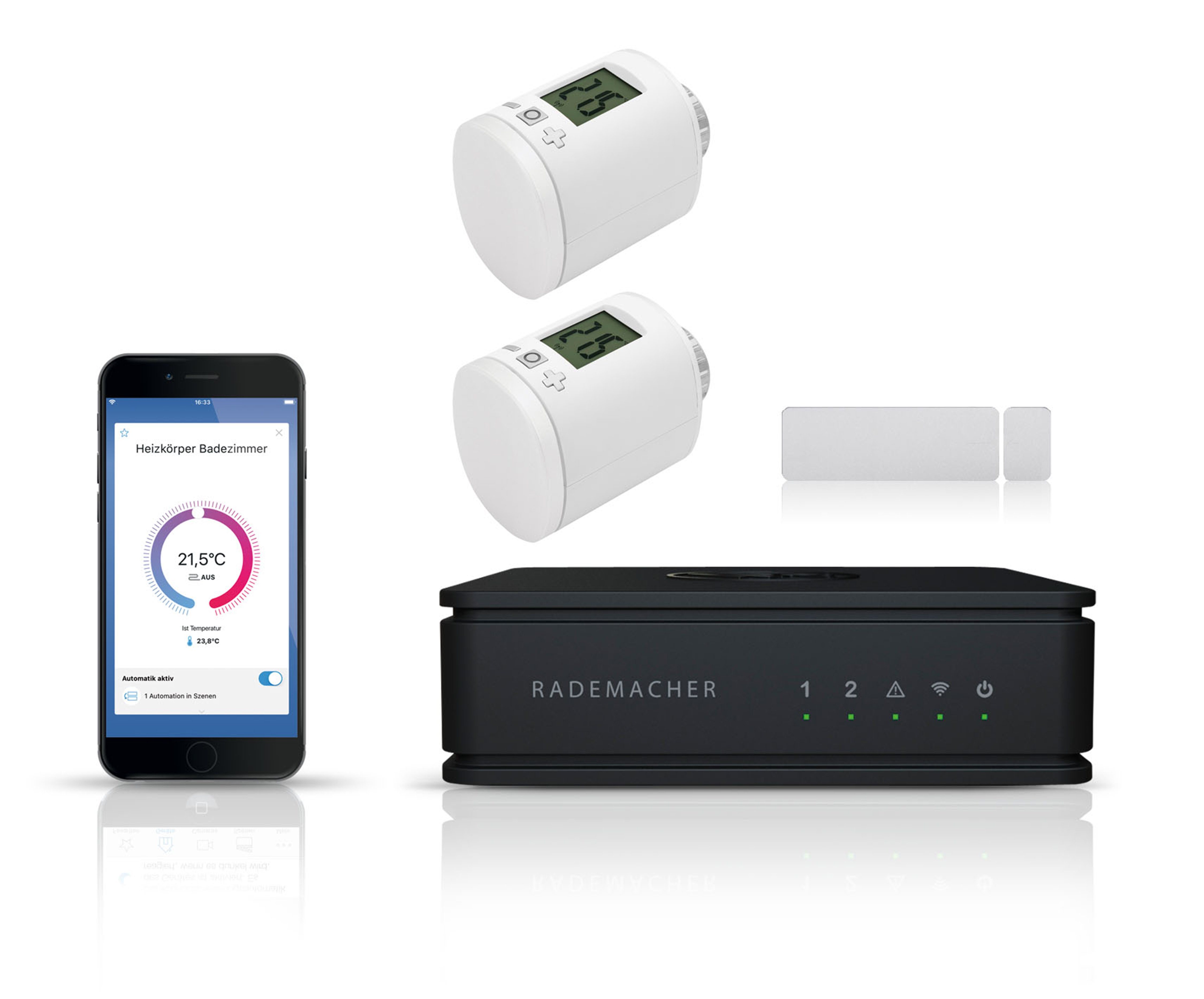 Stellantrieb Knx Preisvergleich • Die besten Angebote online kaufen DuoFern HomePilot Heizkörperthermostate Fenster Türkontakt Aktionspaket Heizen