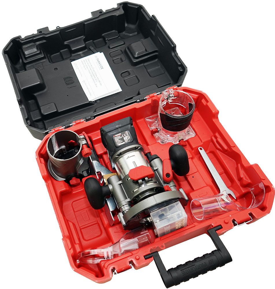 PARKSIDE PERFORMANCE® Akku-Multifunktionsfräse 20V Akku Multifräse Oberfräse PMFAP 20 (ohne Akku), Bürstenloser Motor (Brushless Motor)