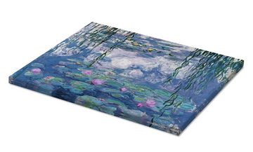 Posterlounge Leinwandbild Claude Monet, Seerosen, Badezimmer Malerei