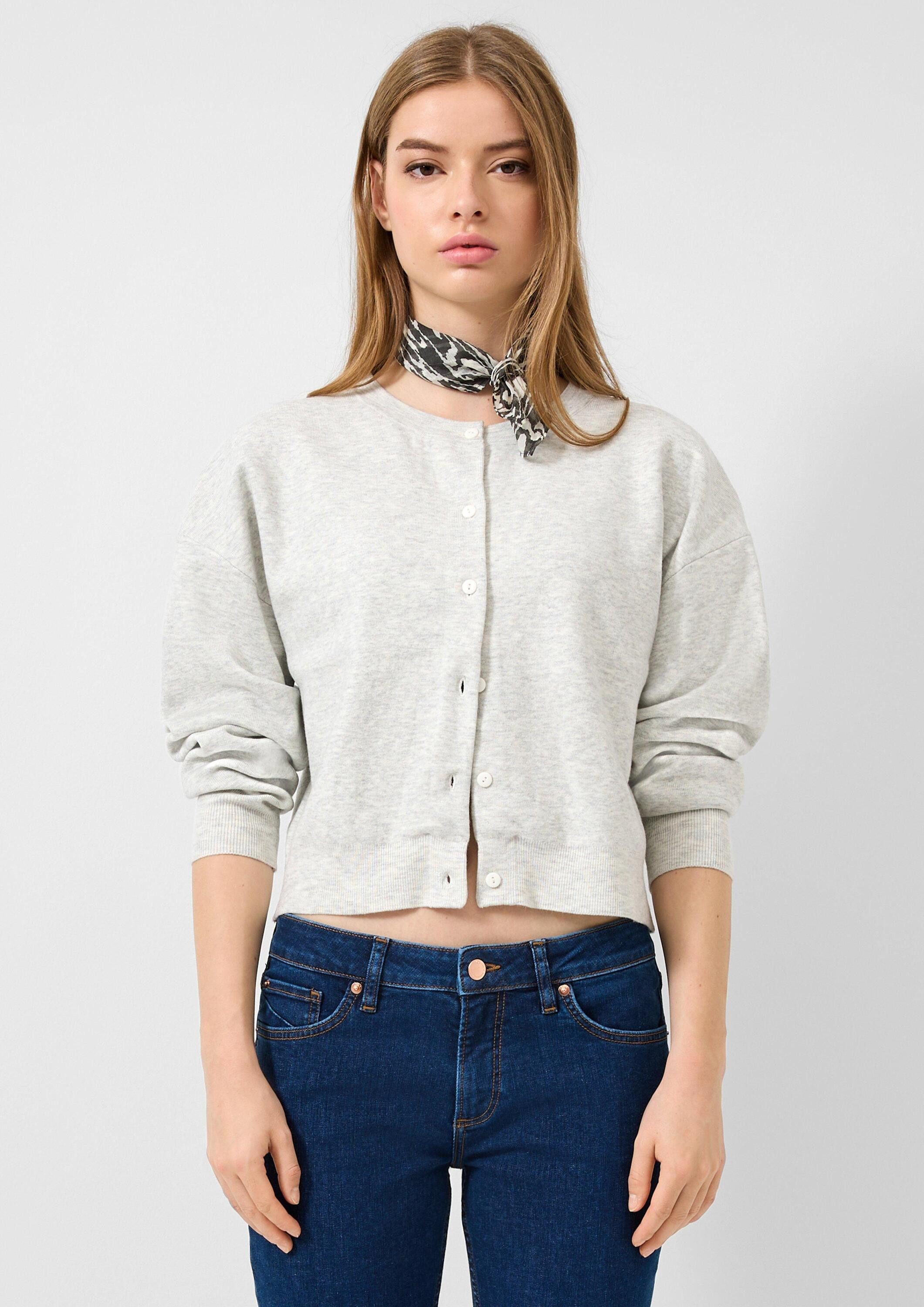 QS Cardigan Strickjacke Weiche Strickjacke