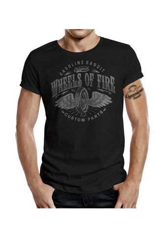 GASOLINE BANDIT ® футболка »Wheels on fire&l...