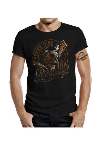 GASOLINE BANDIT ® футболка »Rockabilly never...