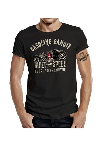 GASOLINE BANDIT ® футболка »Hot Rod педаль t...