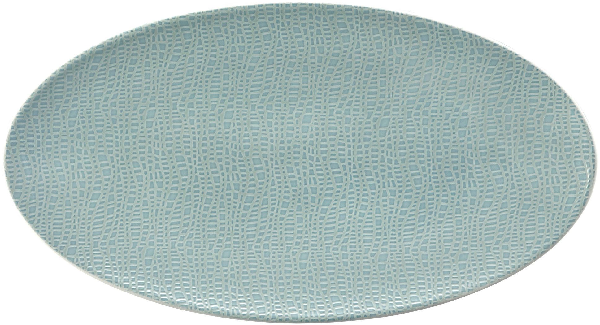 Seltmann Weiden Servierplatte Life Fashion, Porzellan, (1-tlg), Platte oval