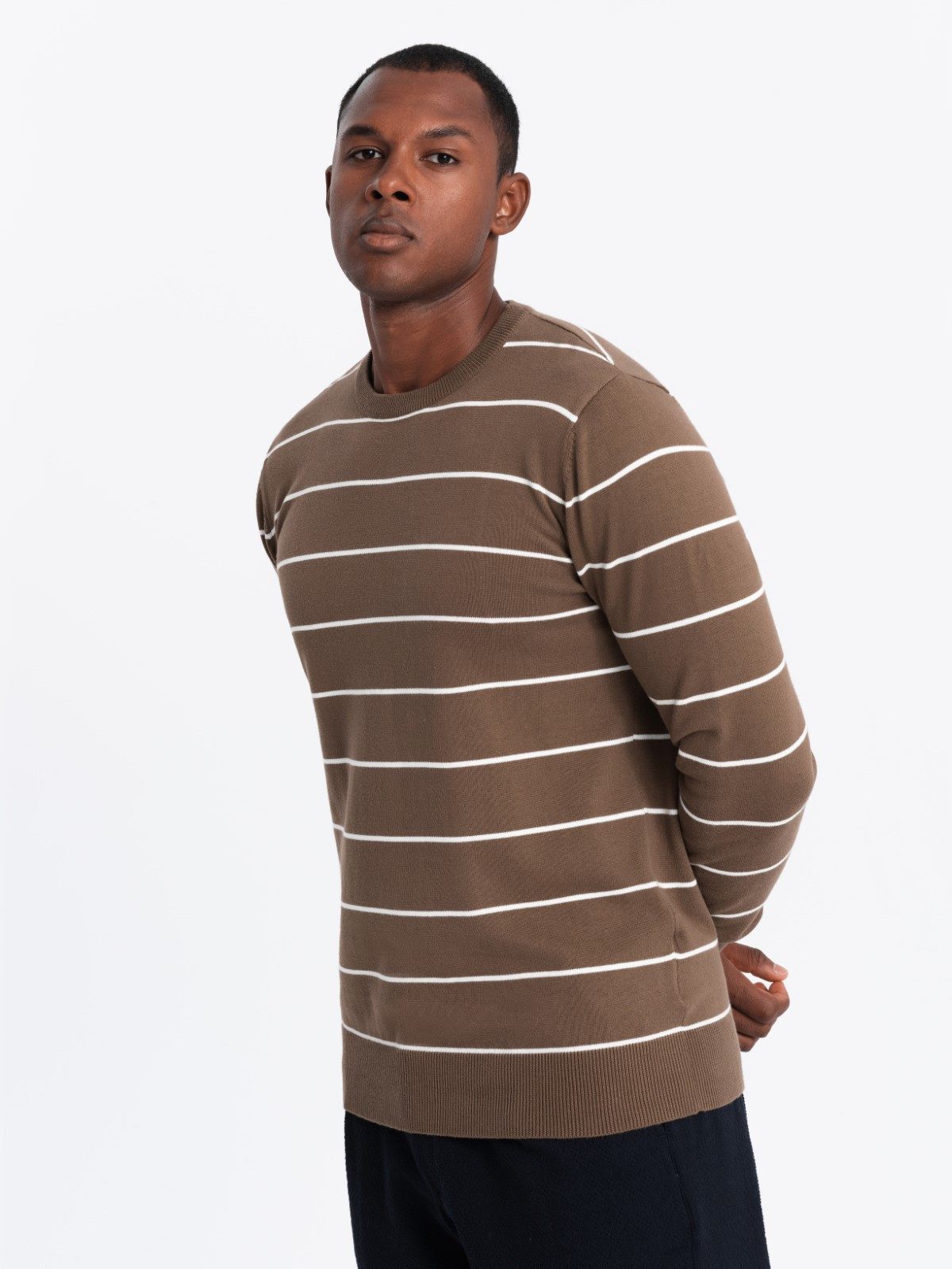 OMBRE Rundhalspullover Herren-Pullover mit Rundhalsausschnitt günstig online kaufen