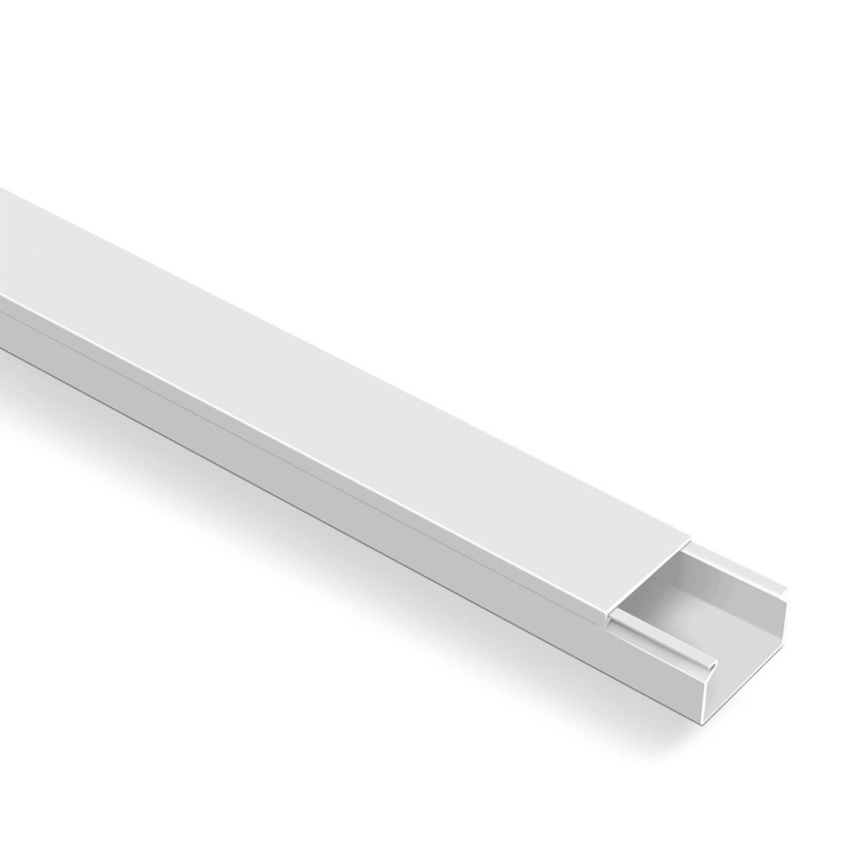 ARLI Kabelkanal Schraubbar mit Bodenlochung (2m Set, 2-St), PVC, schwer entflammbar, IP-Bewertung: IP40