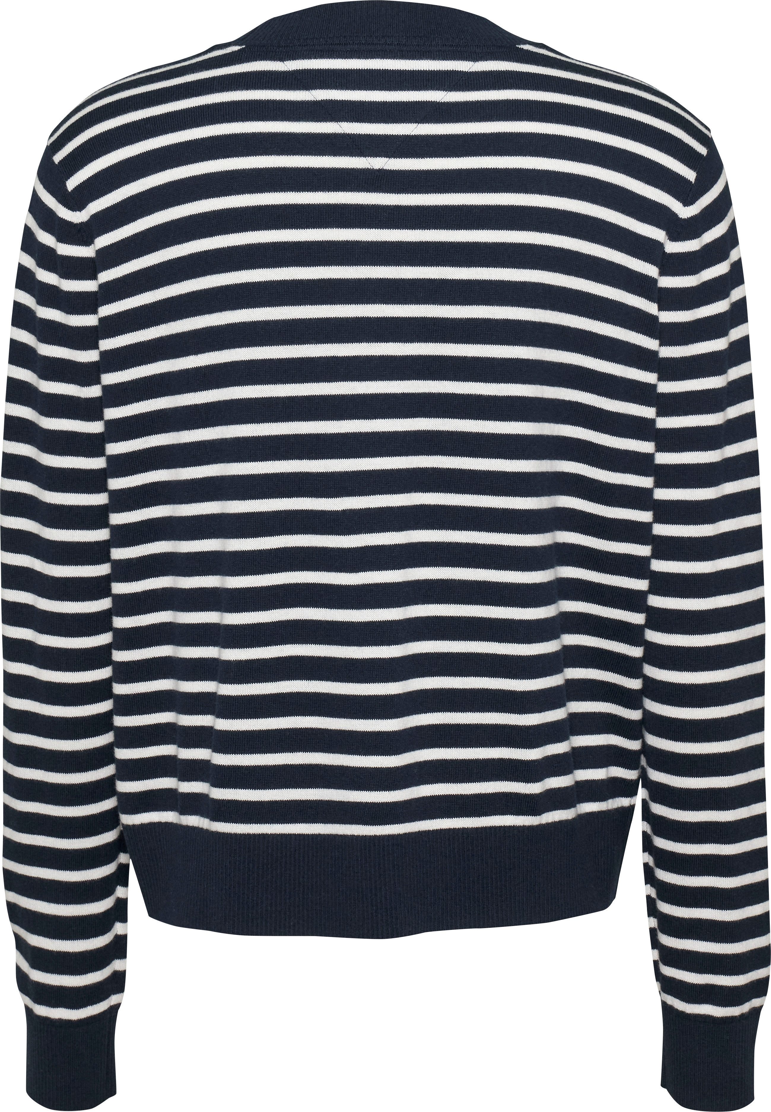 Tommy Jeans Strickpullover TJW ESSENTIAL VNECK günstig online kaufen