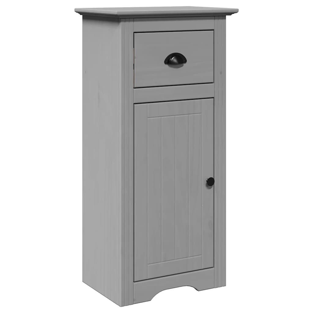 Badezimmer-Set Badschrank BODO Grau 44x30x90 cm