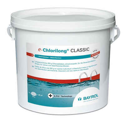 Bayrol Poolpflege Bayrol e-Chlorilong CLASSIC 5kg 200g-Tabletten Desinfektion Aktivchlor