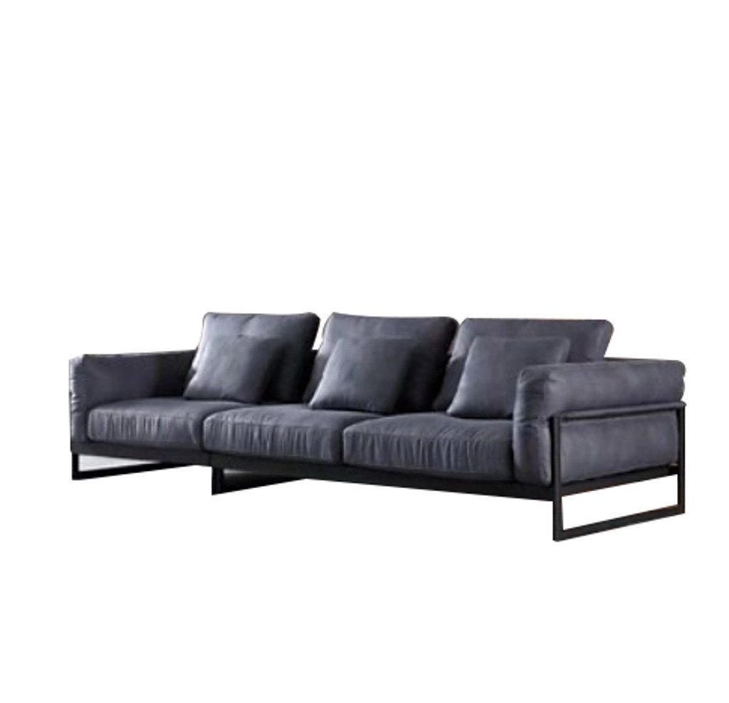 JVmoebel Sofa Design Sofa 2 Sitzer Wohnzimmer Couch Couchen Leder Sofas Sofort, 1 Teile, Made in Europa