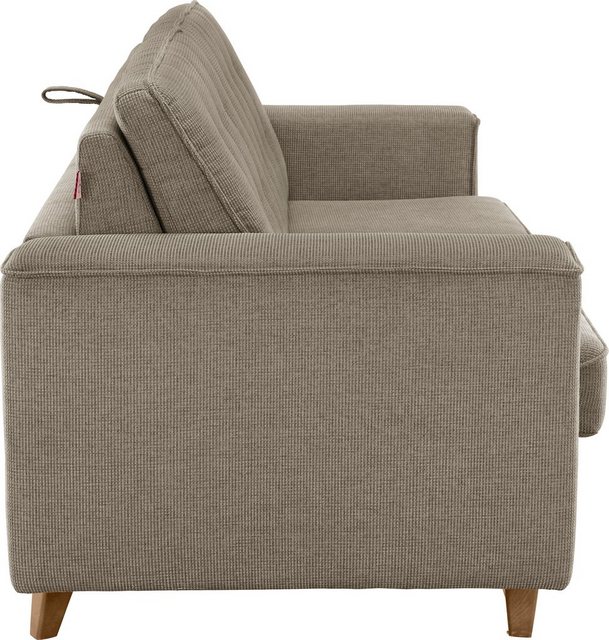 Schlafsofa »NORDIC SLEEP«, Füße Nussbaum, Breite 212 cm, Matratzenbreite 143 cm Schlafsofa »NORDIC SLEEP«, Füße Nussbaum, Breite 212 cm, Matratzenbreite 143 cm