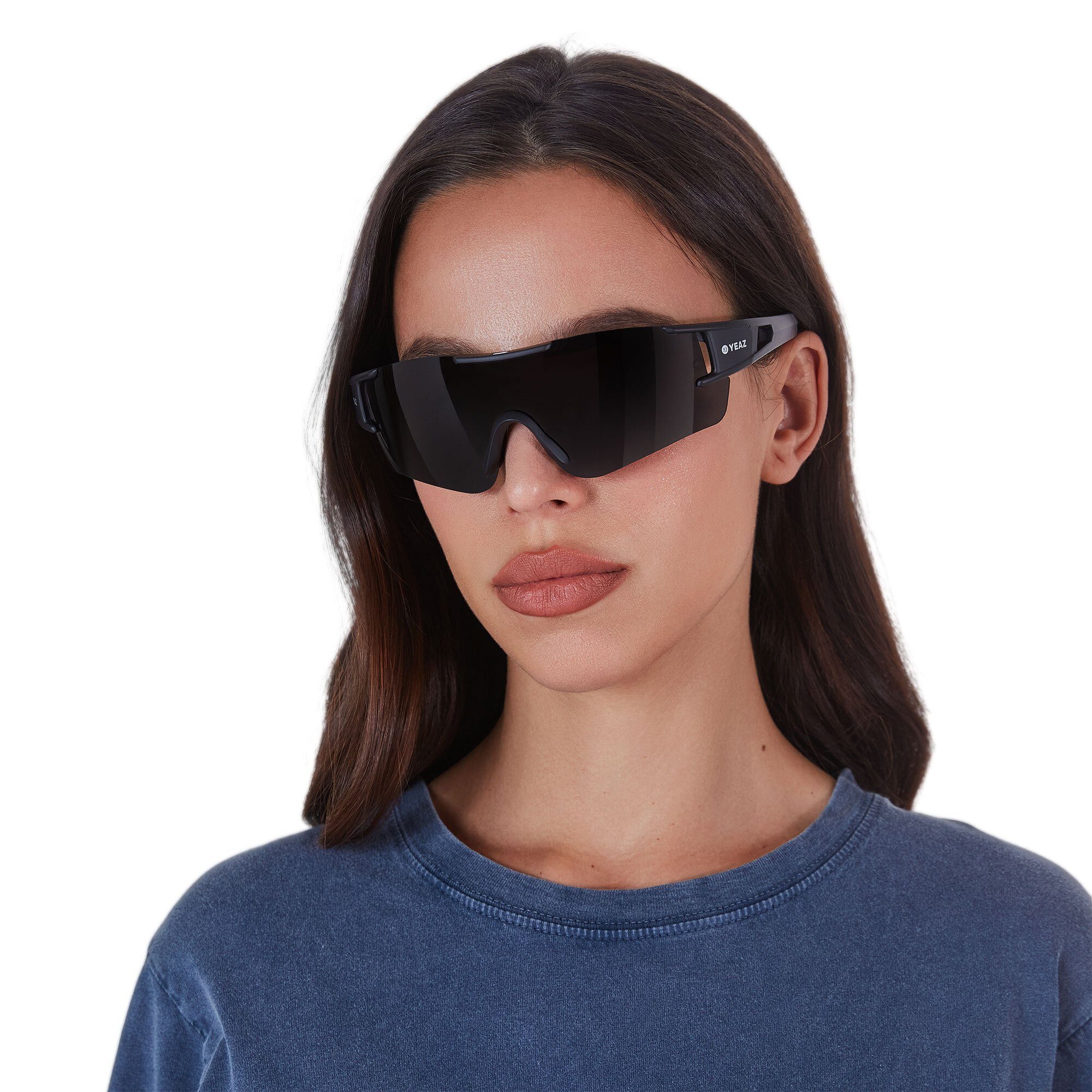 bei Sicht YEAZ Guter SUNBLOW Sportbrille Schutz black/grey, sport-sonnenbrille optimierter