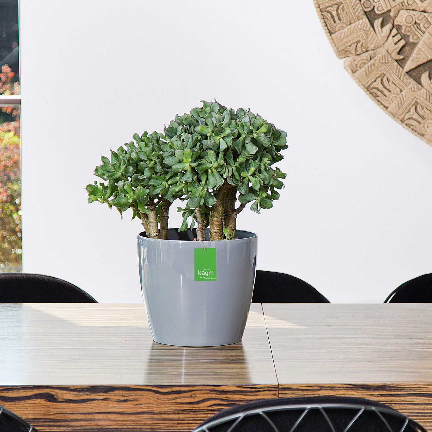 KAGM Blumentopf Übertopf Pflanztopf Hochglanz Pflanzkübel günstig online kaufen
