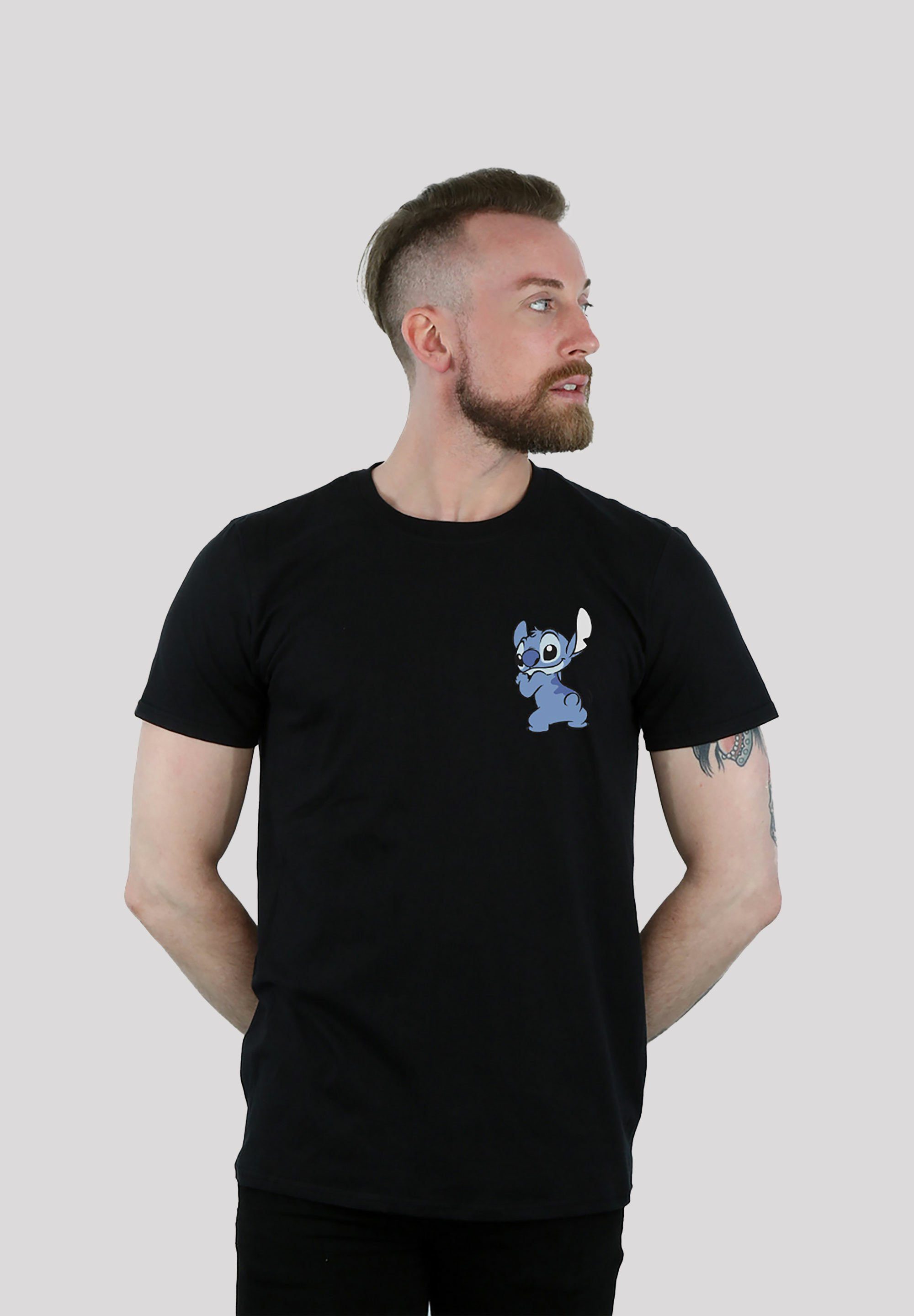 Disney Stitch Merch,Regular-Fit,Basic,Bedruckt And F4NT4STIC T-Shirt Lilo Herren,Premium