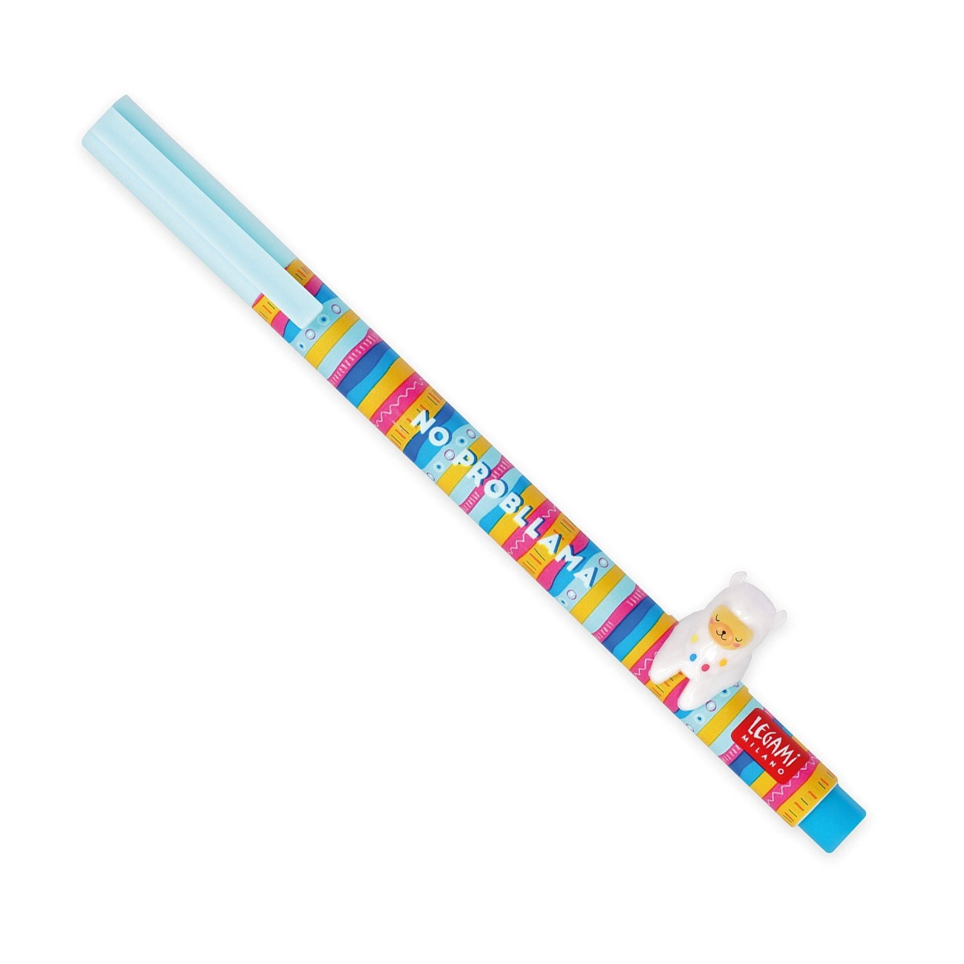 Legami Gelschreiber LEGAMI Gel Pen Lovely Friends Llama – Hellblau, 0,5 mm