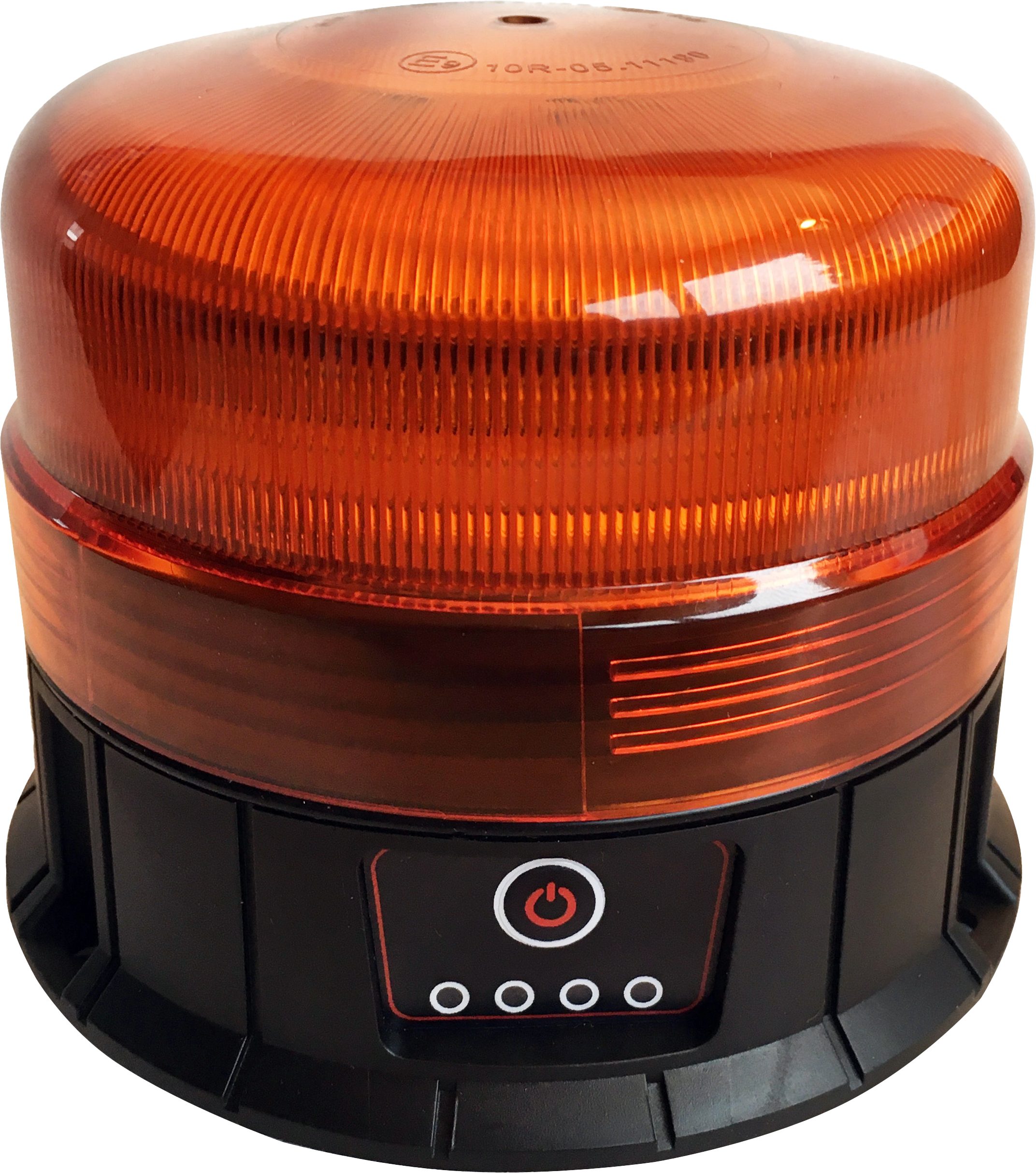 Berger & Schröter Rundumleuchte Akku LED Rundumkennleuchte 12/24V, R65, LED fest integriert, Mit Ladezustandsanzeige