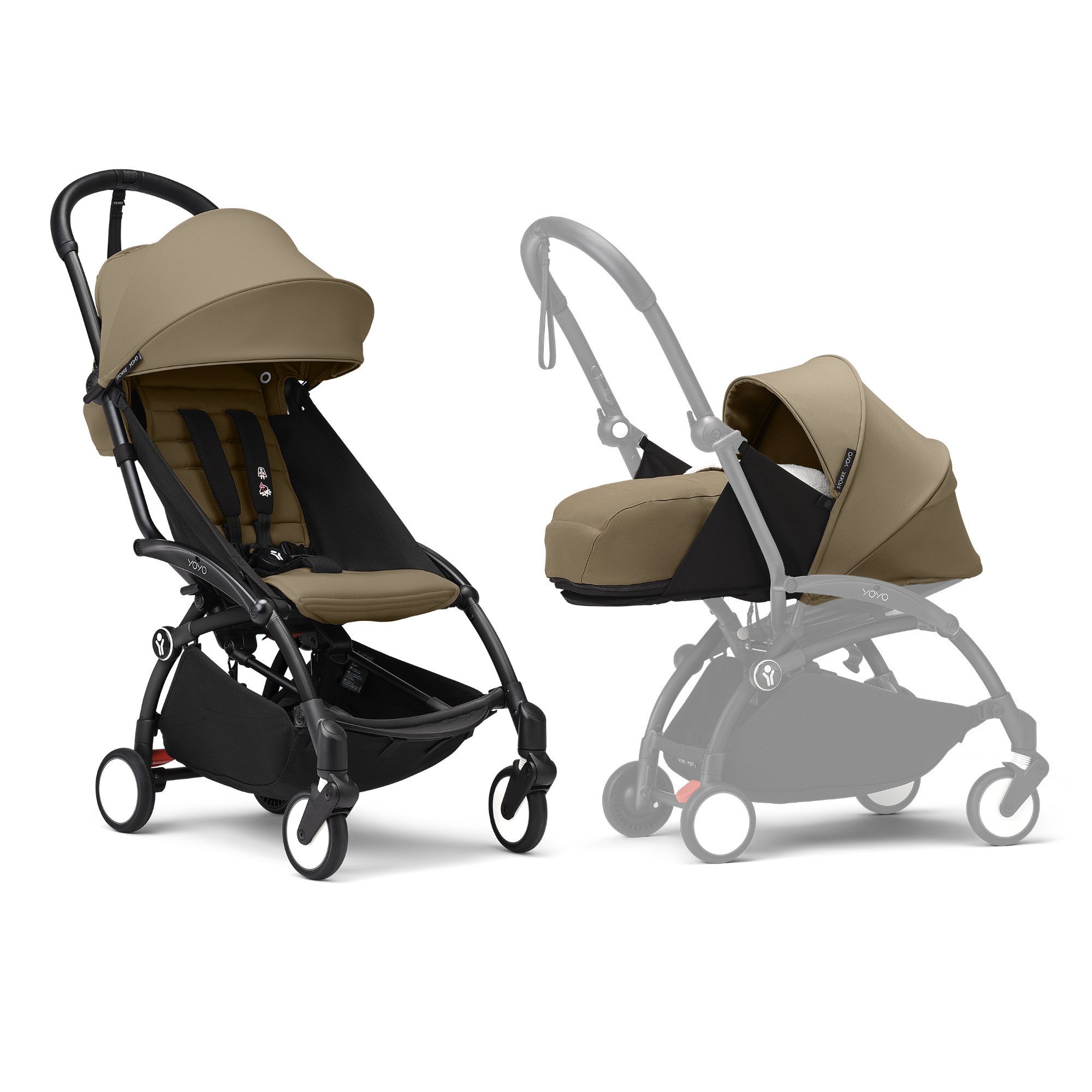 Stokke Kinder-Buggy YOYO³ Kinderwagen mit Neugeborenen, Leicht & kompakt - Handgepäck-kompatibel