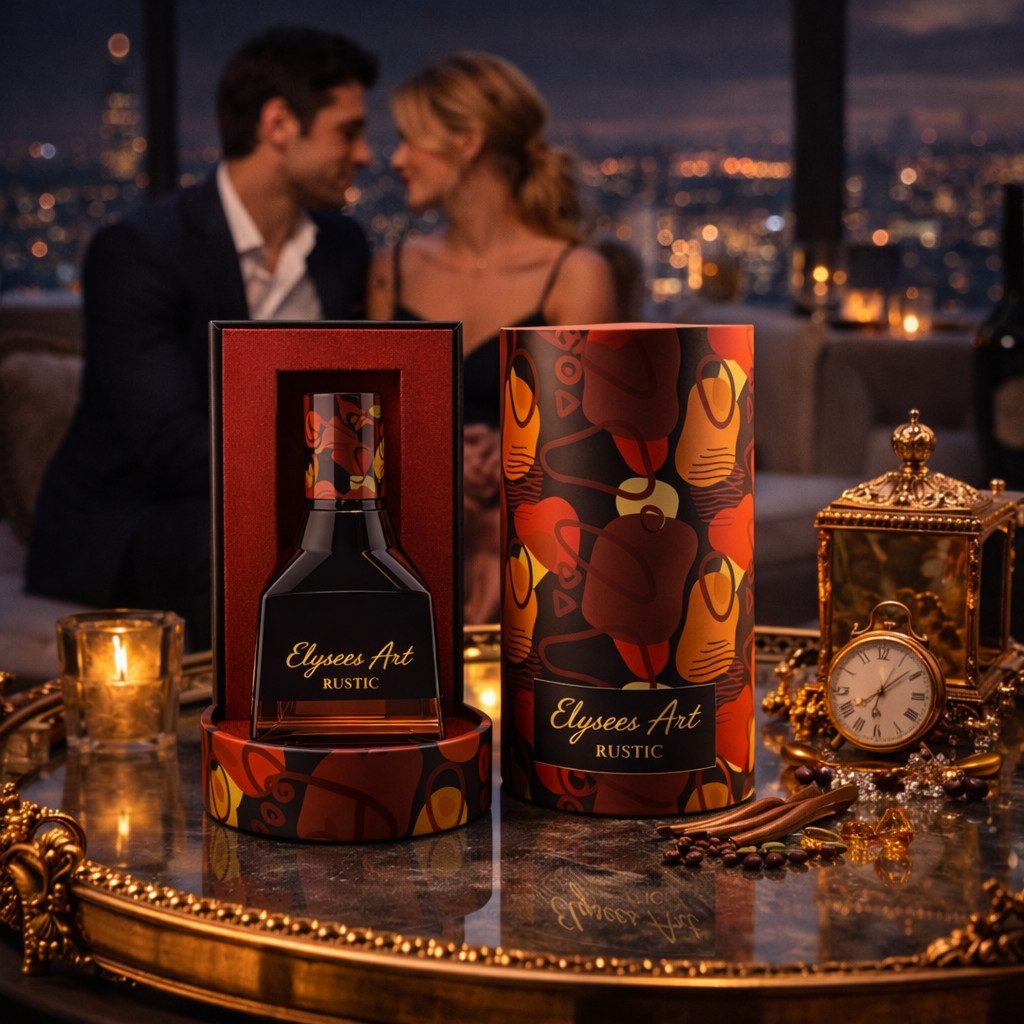 Elysees Fashion Paris Eau de Parfum Art RUSTIC Premium Unisex Duft Holzig Fruchtig Orientalisch 100 ml, Hergestellt in Paris, Langlebiger Unisex-Duft, Luxuriöse Verpackung