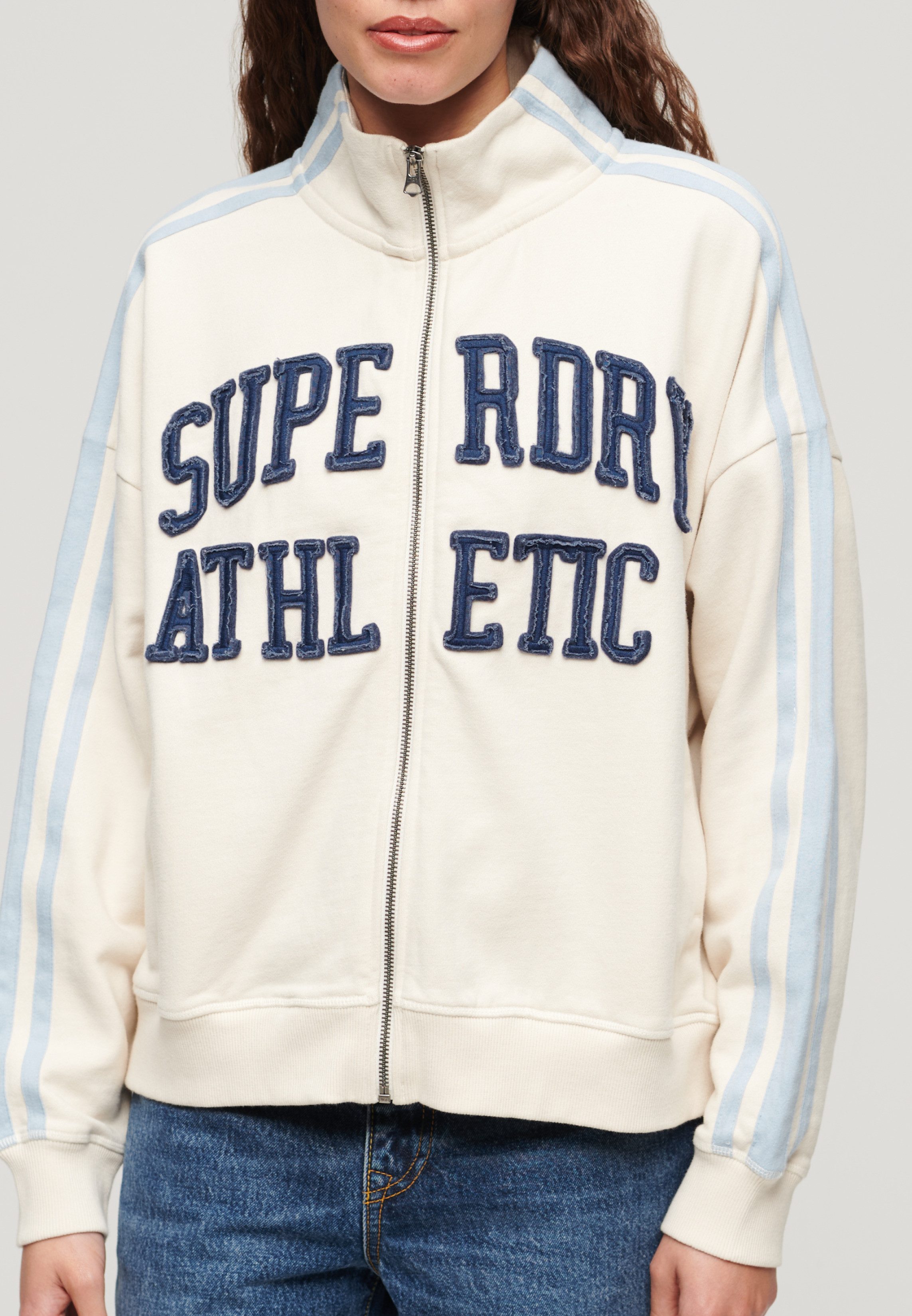 Superdry Sweatjacke ATHLETIC APPLQ LOOSE ZIP günstig online kaufen