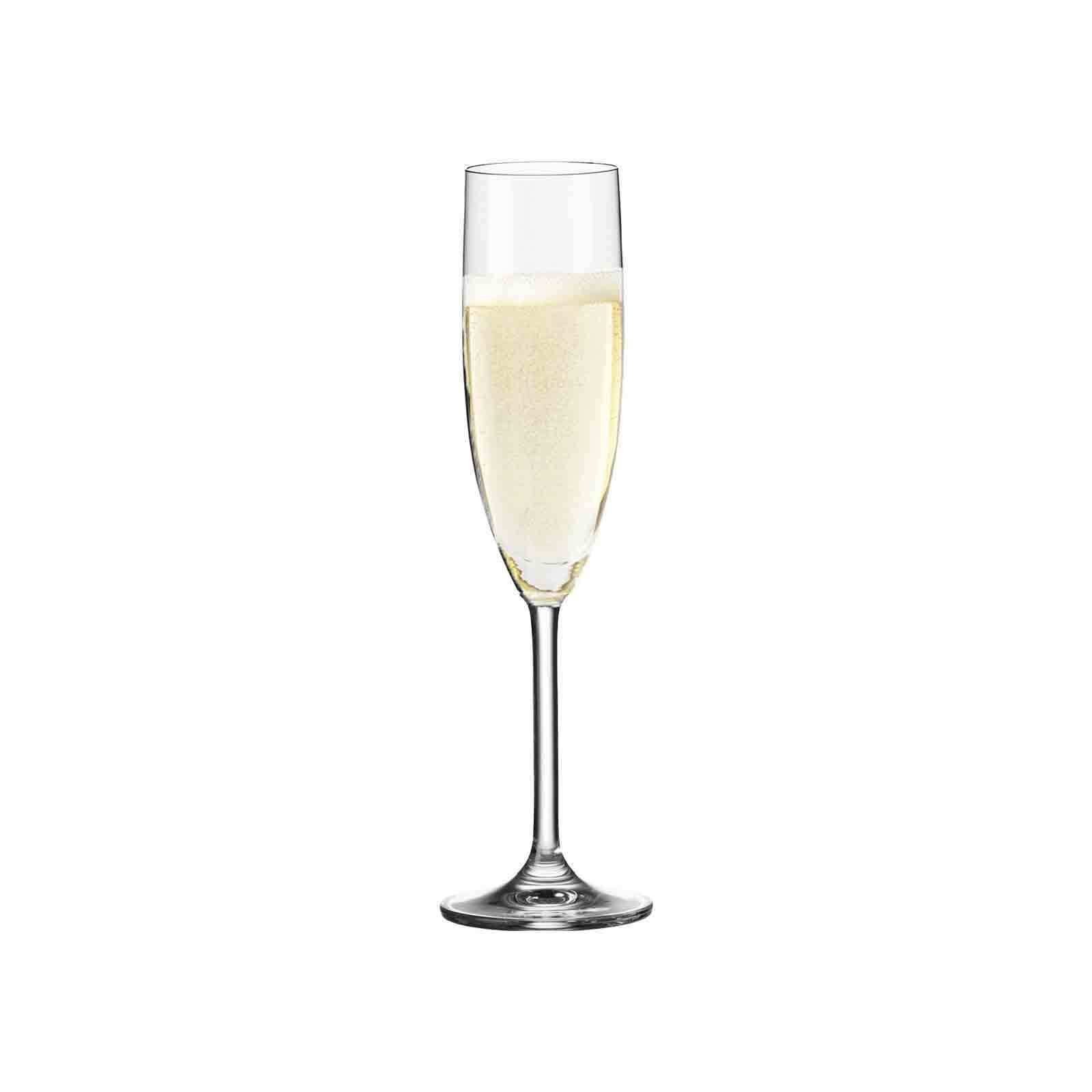 LEONARDO Sektglas Daily Sektgläser 120 ml 6er Set, 6-tlg., Glas