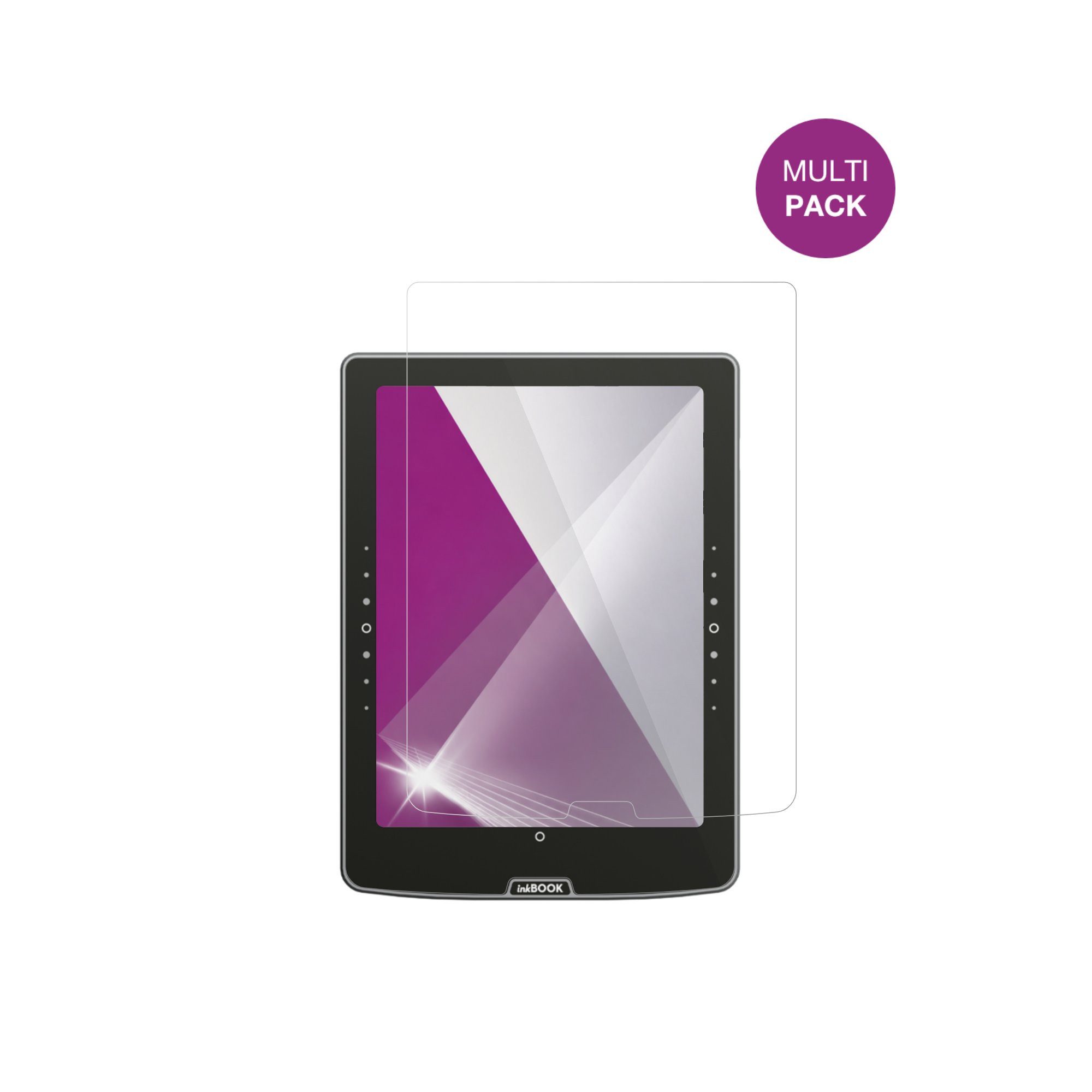 dipos Displayschutzfolie Schutzfolie für inkBOOK Solaris, 2 Stück, Displayschutz Schutz Folie Made in Germany