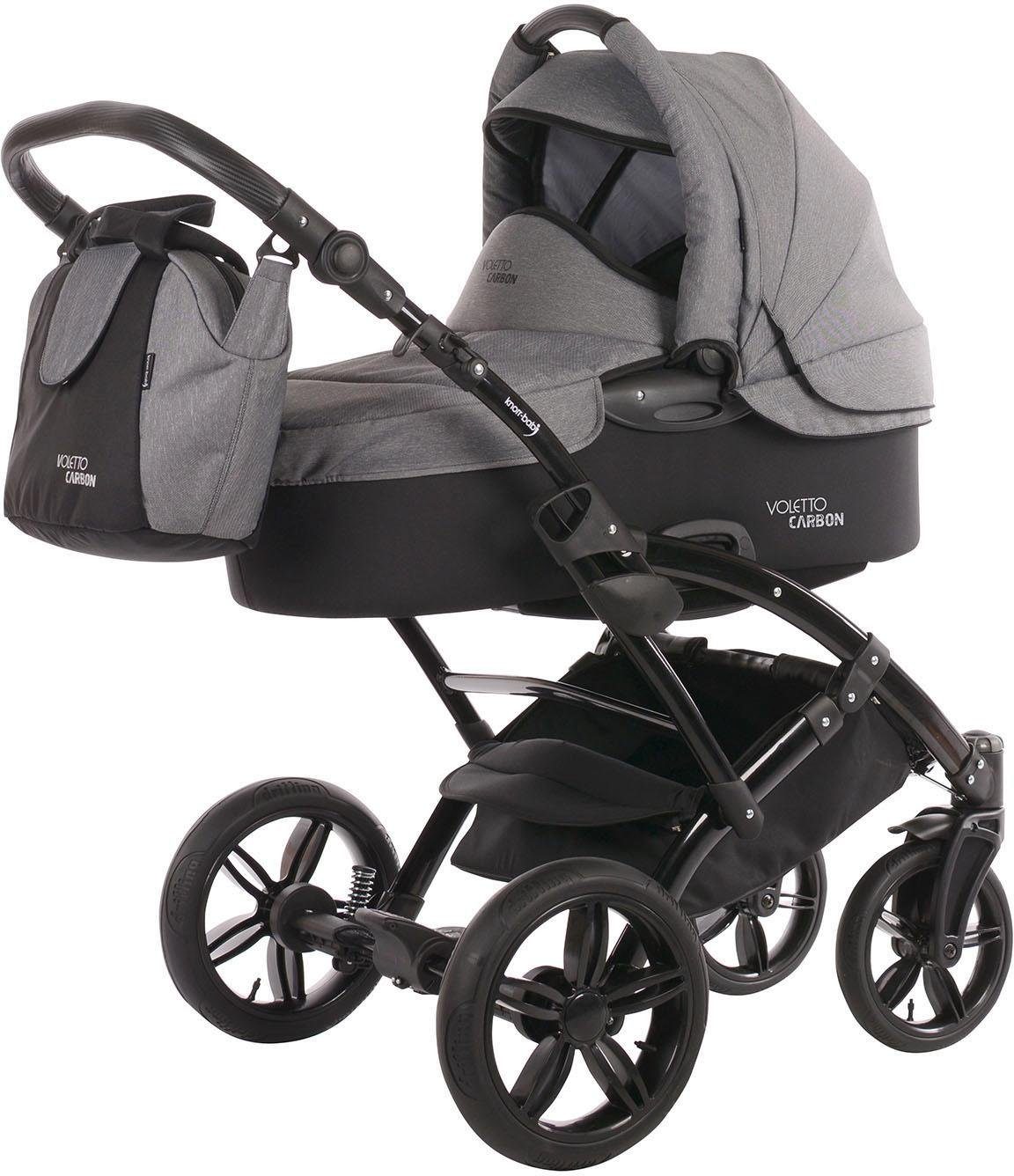 Knorrbaby Kombi-Kinderwagen »Voletto Carbon, schwarz-grau« online kaufen | OTTO