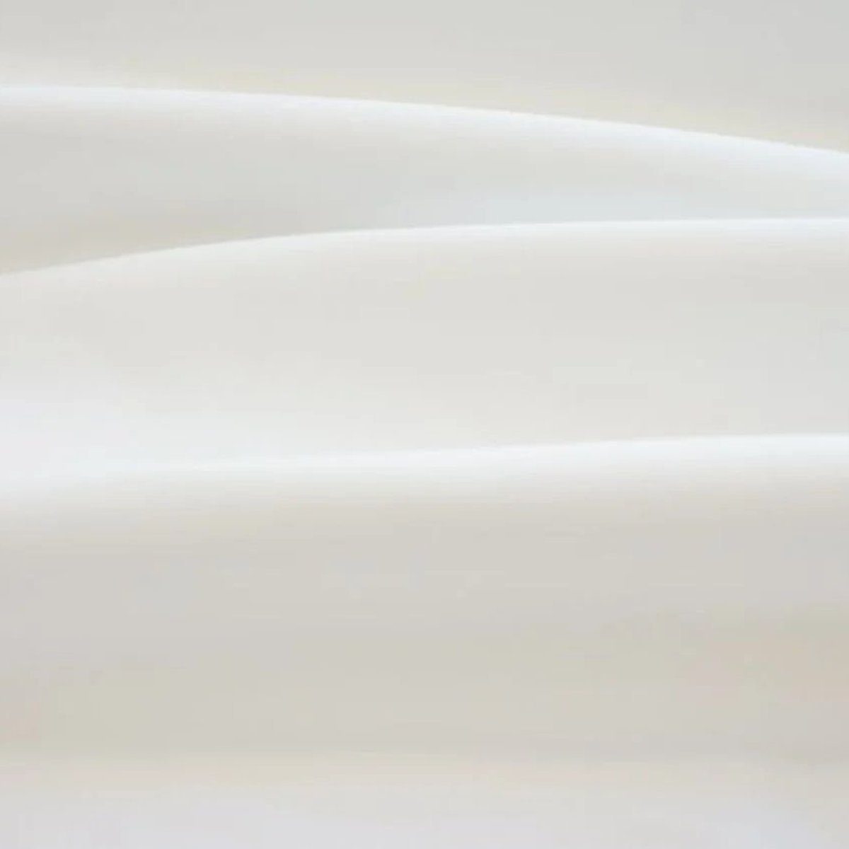 Stofferia Stoff Dekostoff Weichfließender Satin Saten Weiß, Breite 280 cm, Meterware