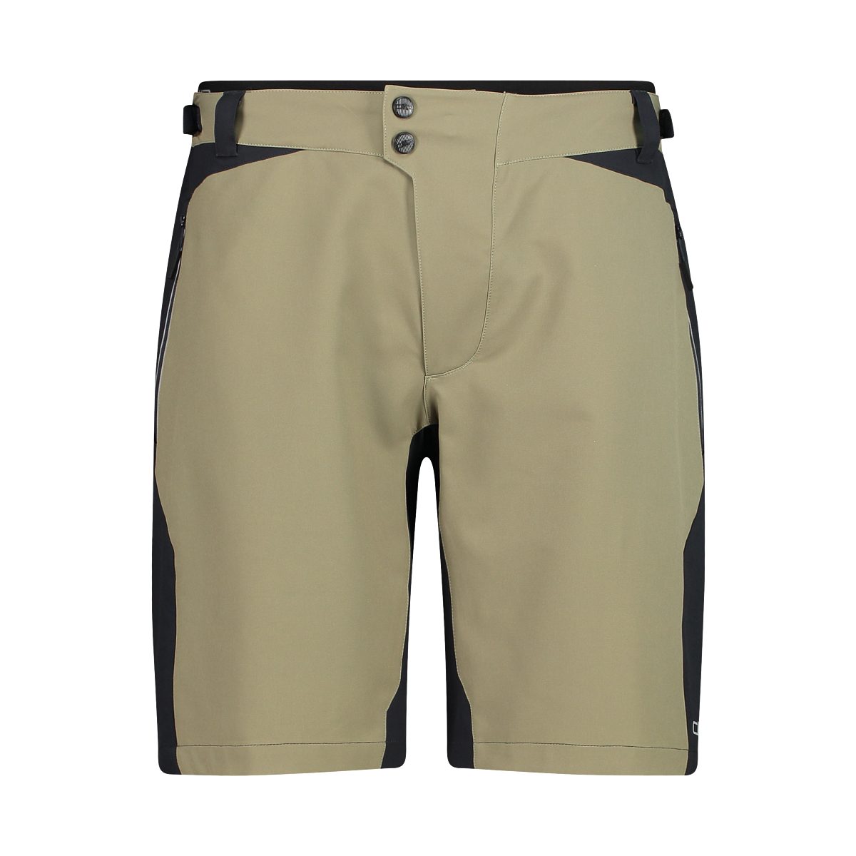 CMP Radlerhose MAN FREE BIKE BERMUDA WITH INNER MESH UNDERWEAR SAGE