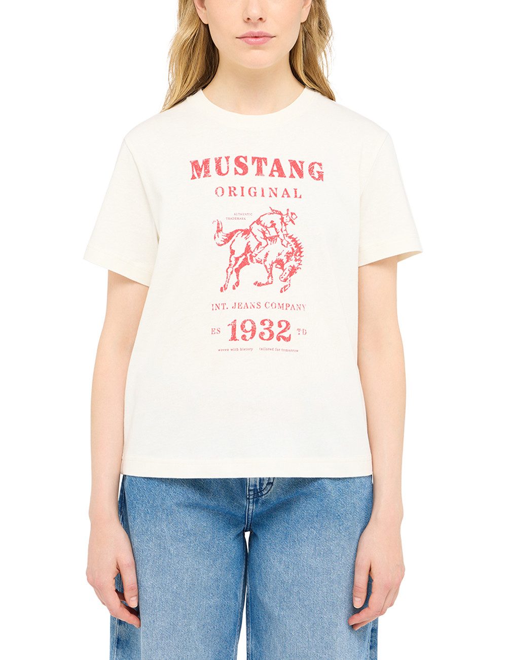 MUSTANG Kurzarmshirt Damen Style Floris