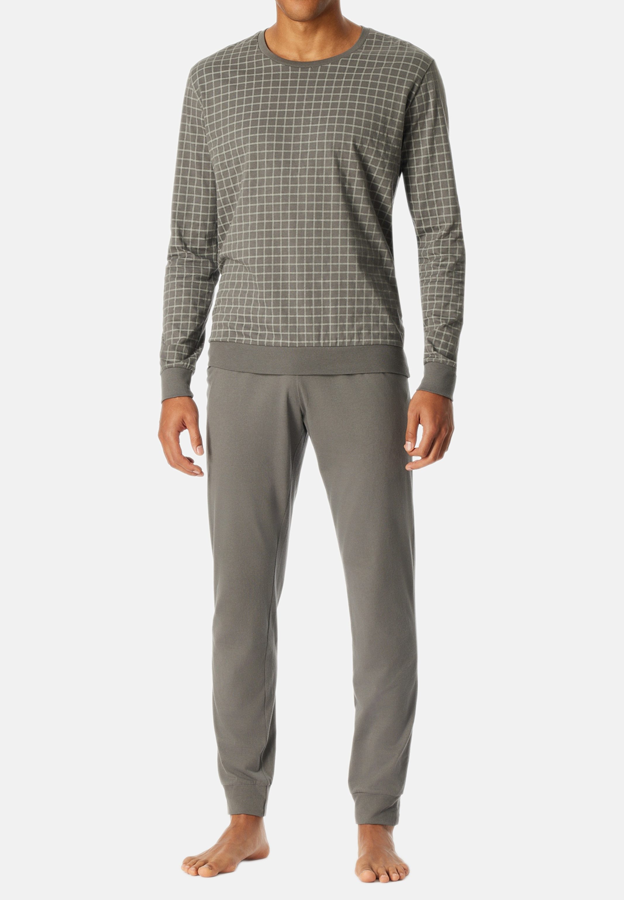 uncover by SCHIESSER Pyjama Basic (1 tlg) Schlafanzug - Baumwolle - Atmungs günstig online kaufen