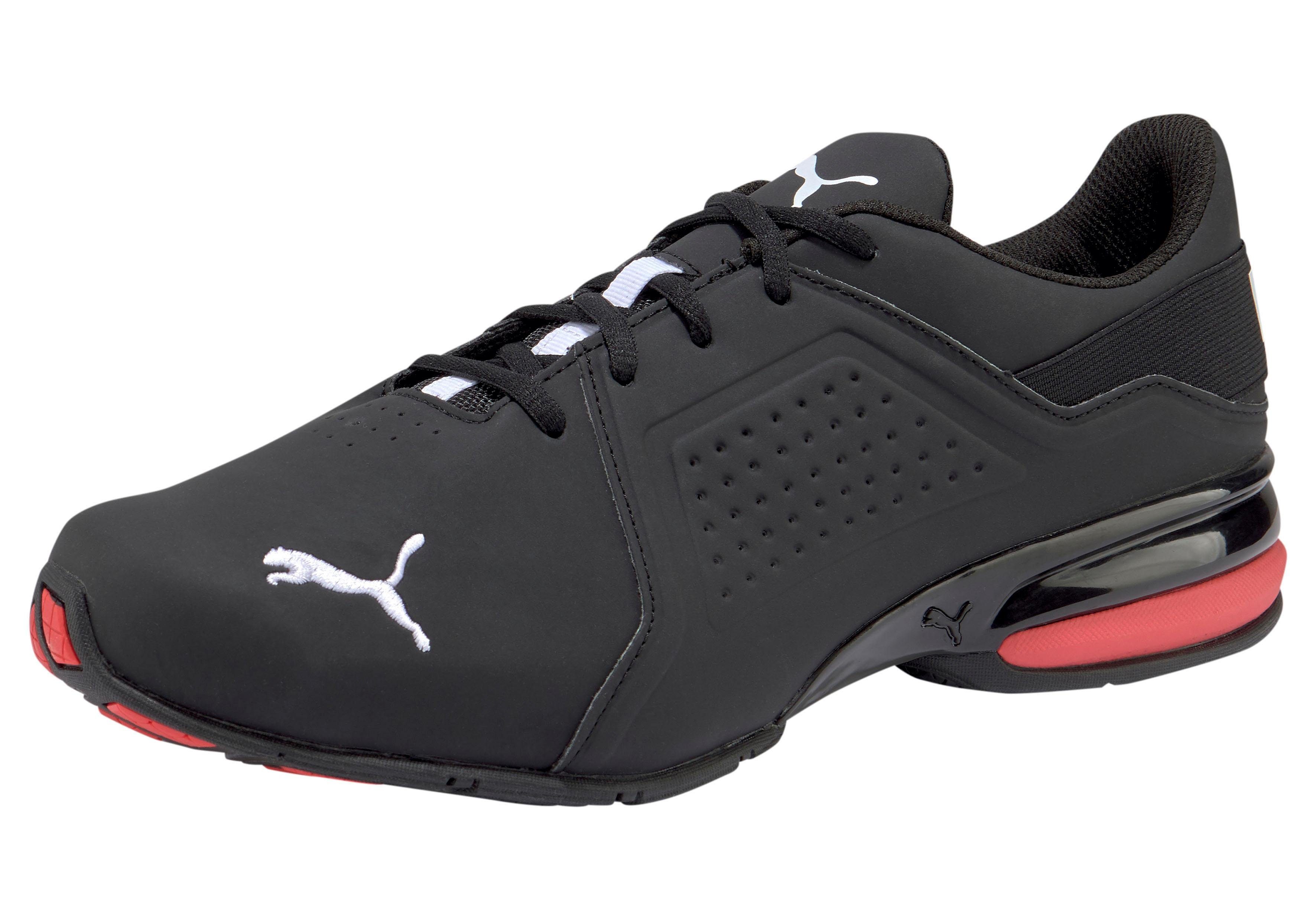 PUMA »VIZ Runner« Sneaker, Pflegeleichtes Obermaterial aus PUMA, Viz Runner Laufschuhe, schwarz | mirapodo