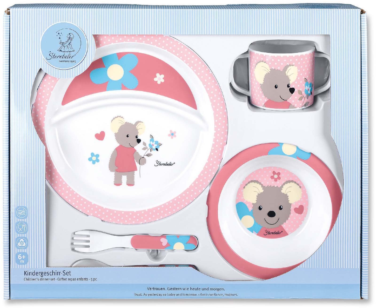 Sterntaler® Kindergeschirr-Set Mabel (5-tlg), Polypropylen