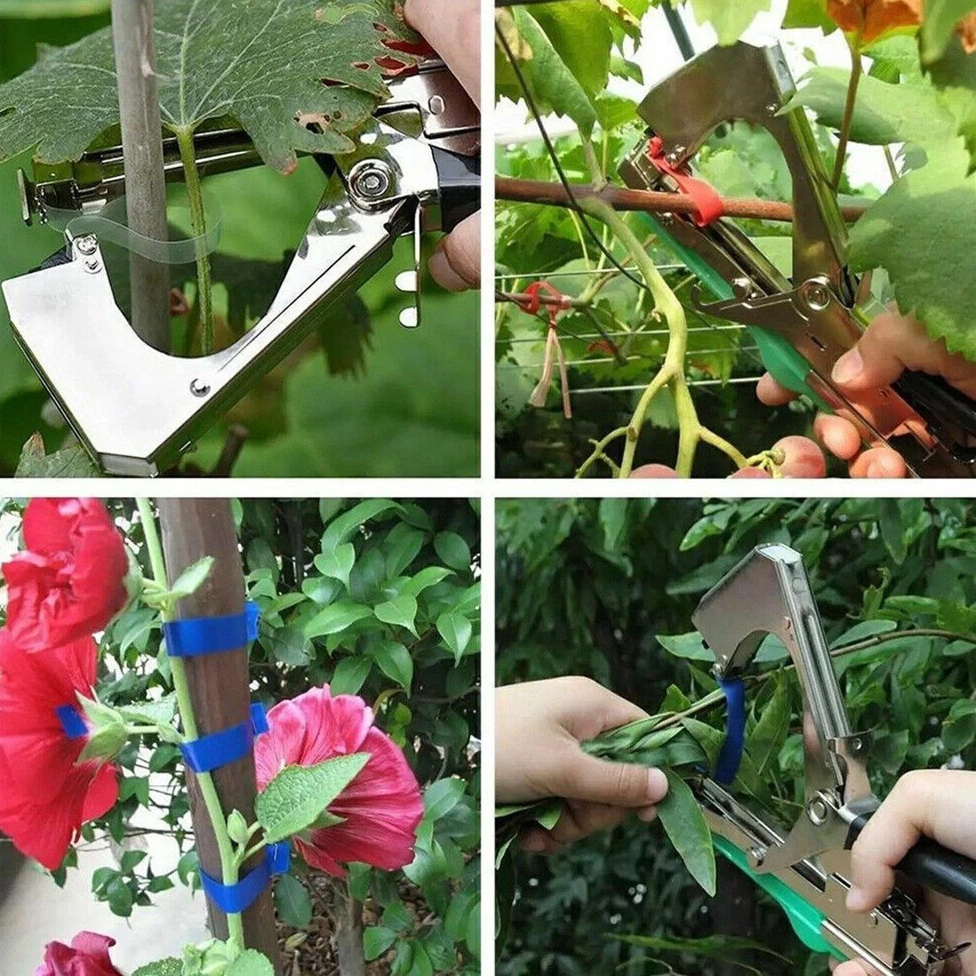 FANNOU Bindegerät Bindezange für Pflanzen, Pflanzenbindemaschine, Landwirtschaft Garten Bindemaschine, Handbindemaschine Bindewerkzeug – Bild 5 von 5