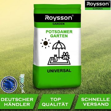 Roysson Garden Grasimplantat Garten rasensamen grassamen rasensaat Potsdamer Gras 5 kg UNIVERSAL