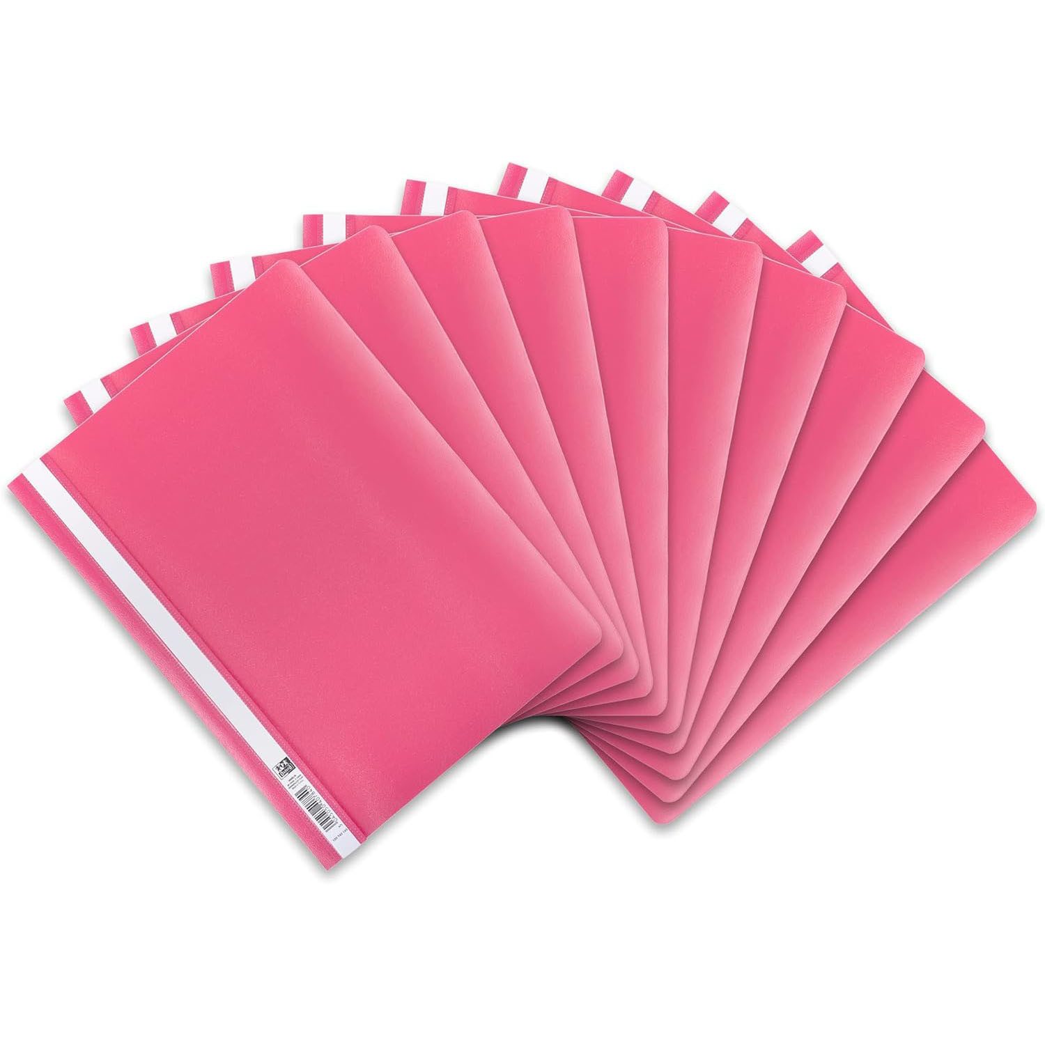 OXFORD Hefter 10x Oxford Schnellhefter, DIN A4, PP, pink